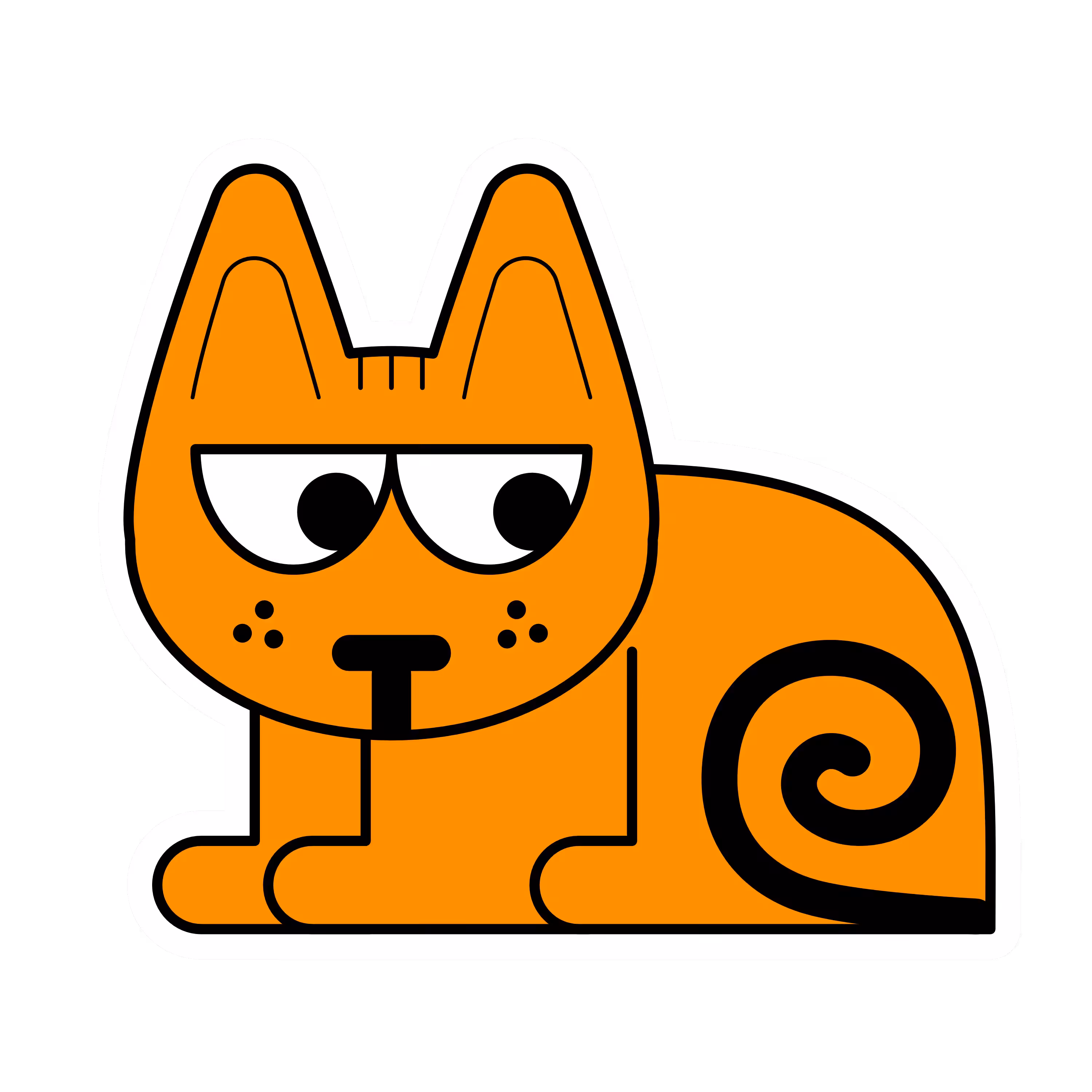 orange sphynx