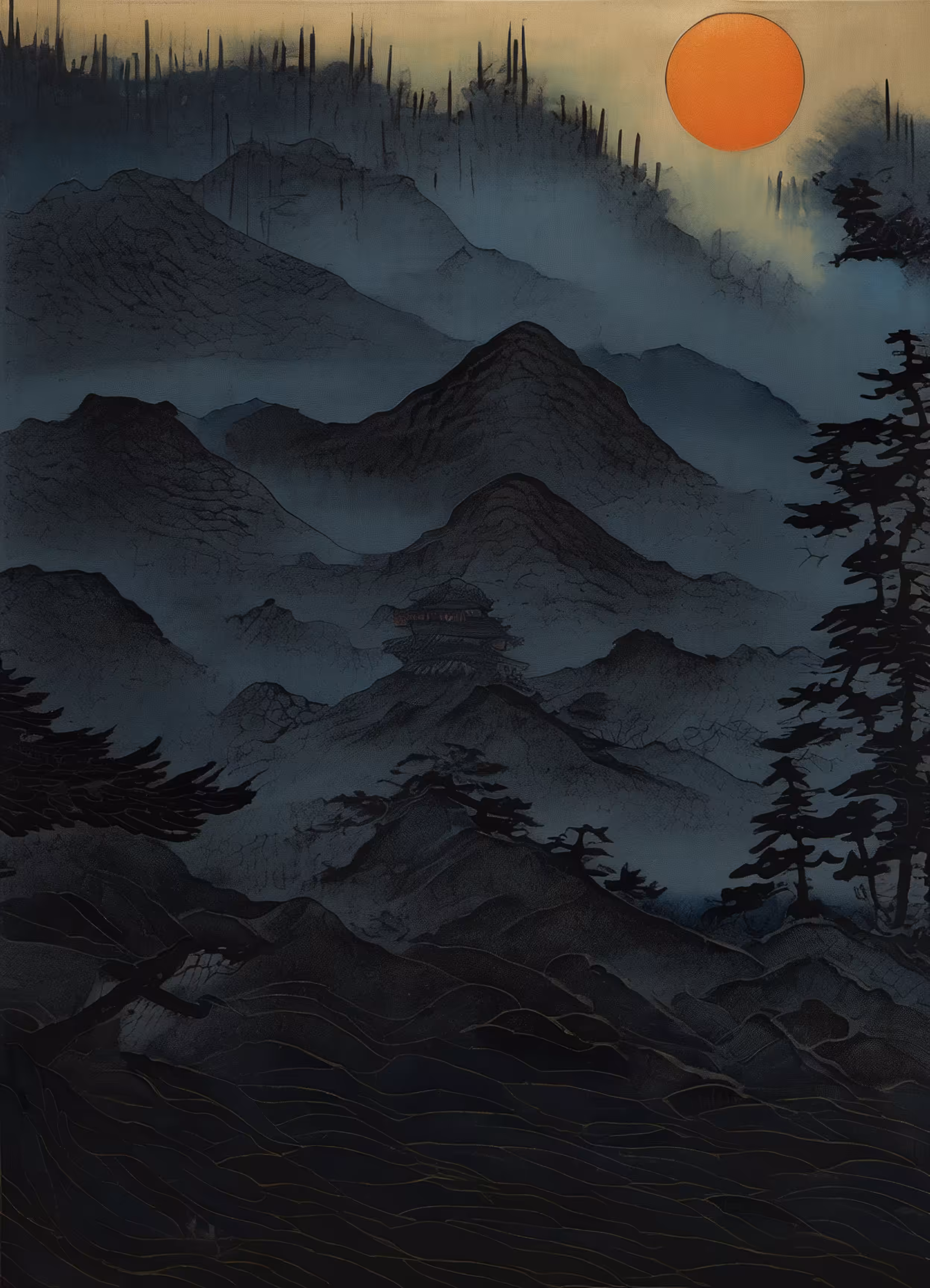 Woodblock Pixels #15