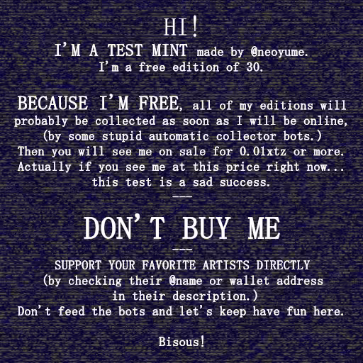 Don't feed the bot