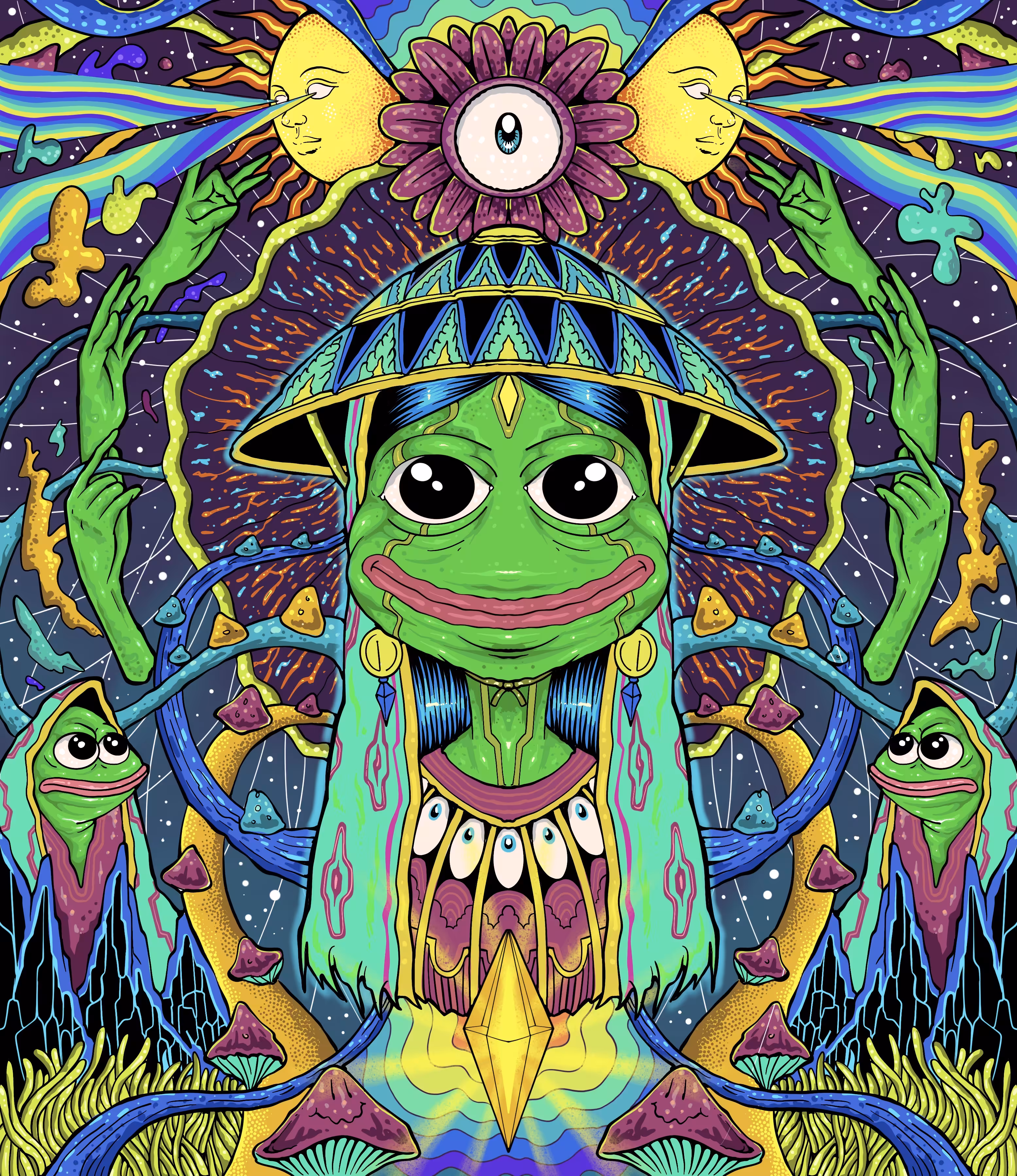 Psychedelic Pepe