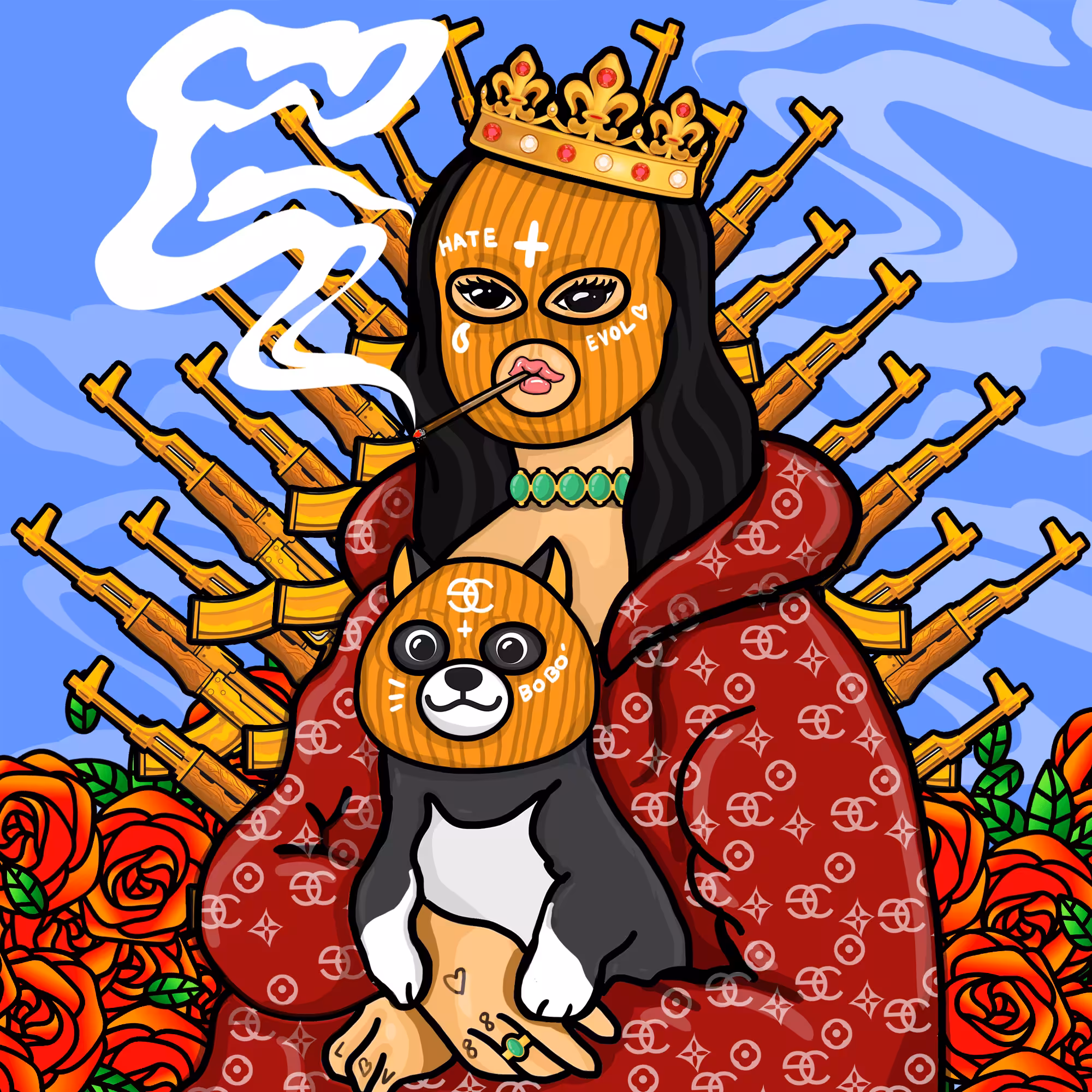 bobo shiba #EVOLARTCOMP