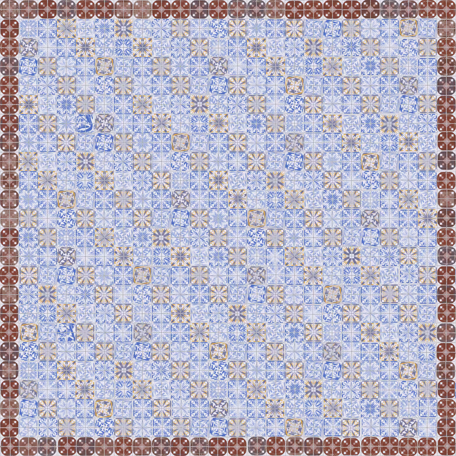 Glimpse Of Geometrical Azulejos #5