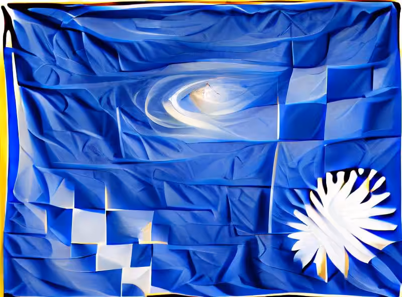 Abraham's First Works: a flag for a micronation