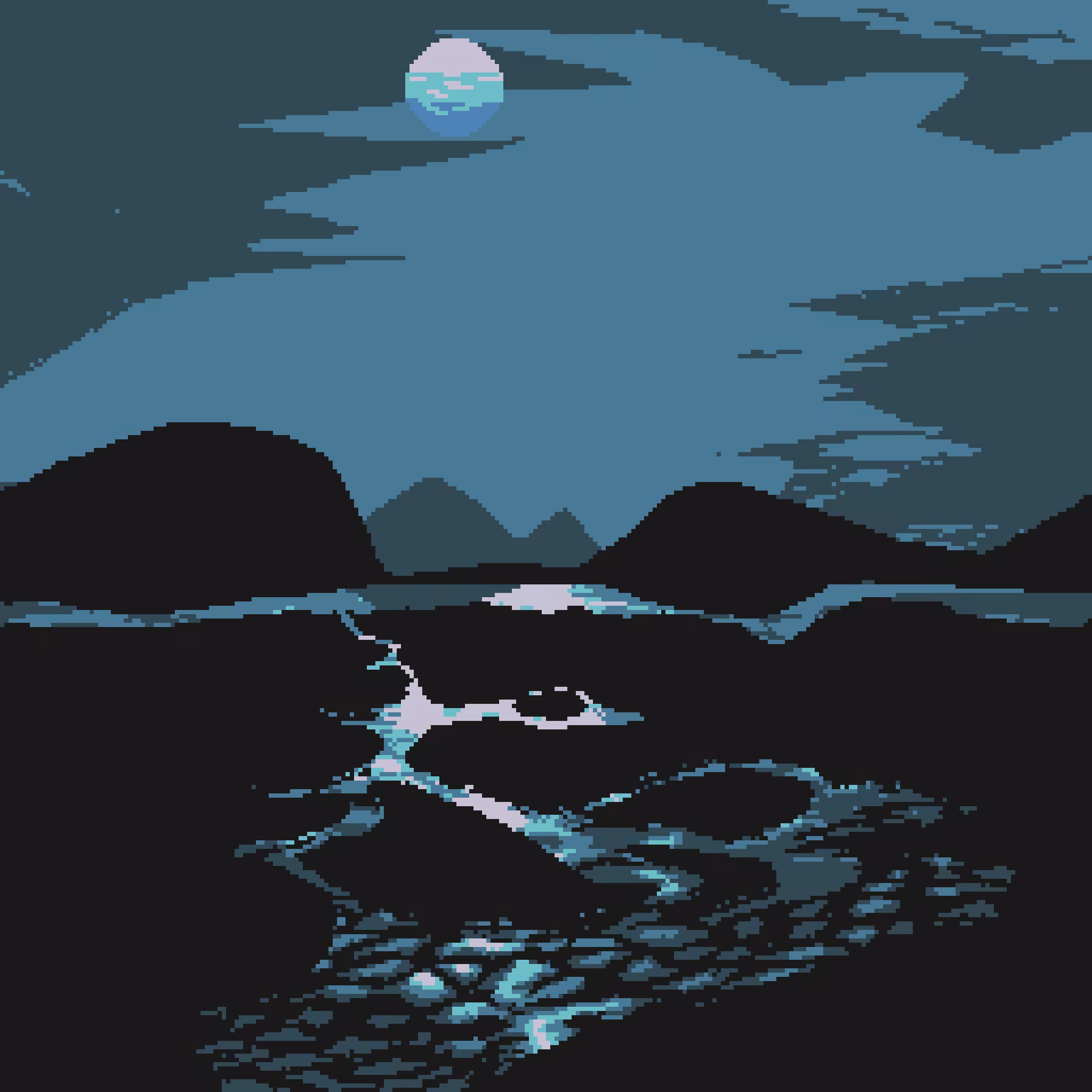 Pixel Sunset #50