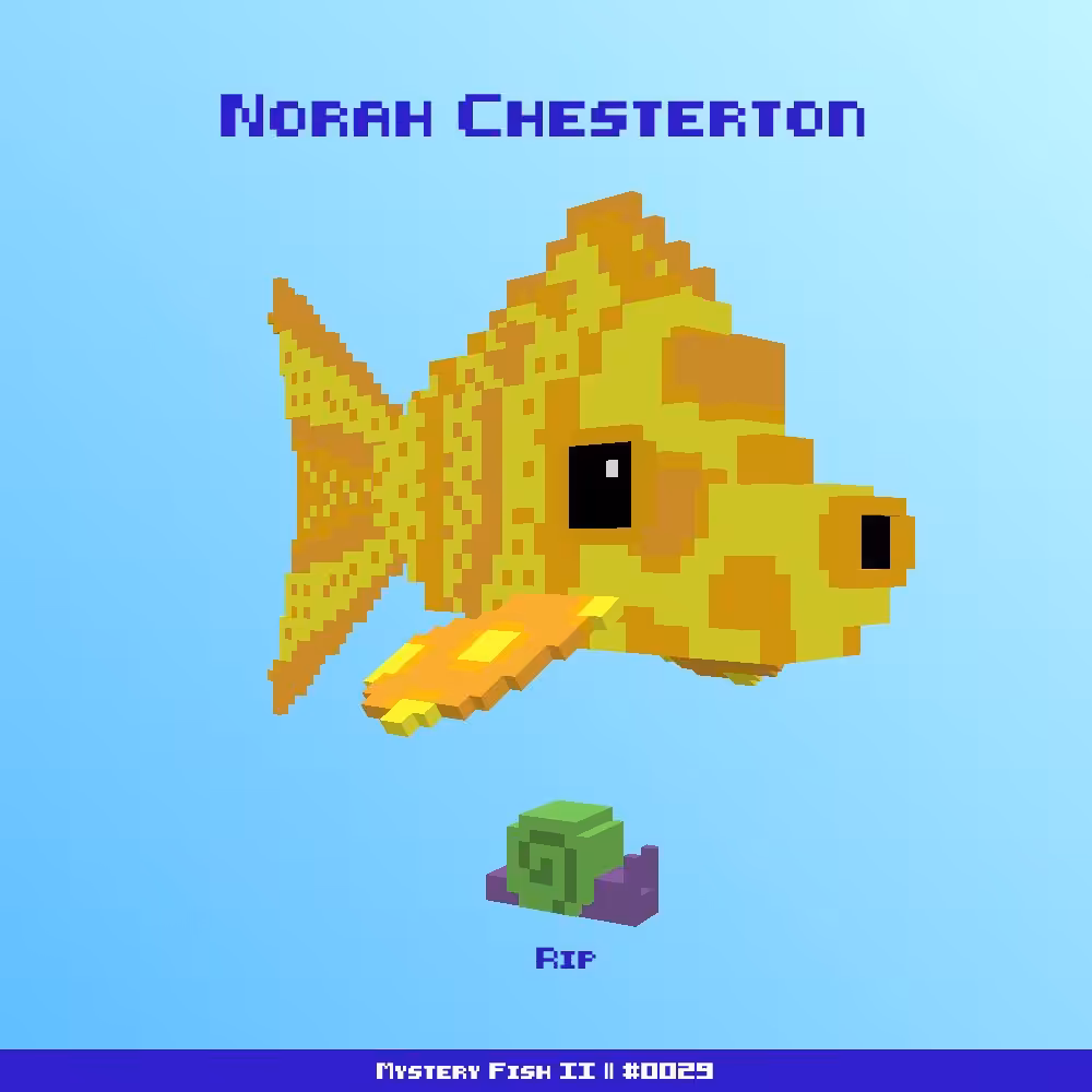 Norah Chesterton :: Mystery Fish 0029/1000