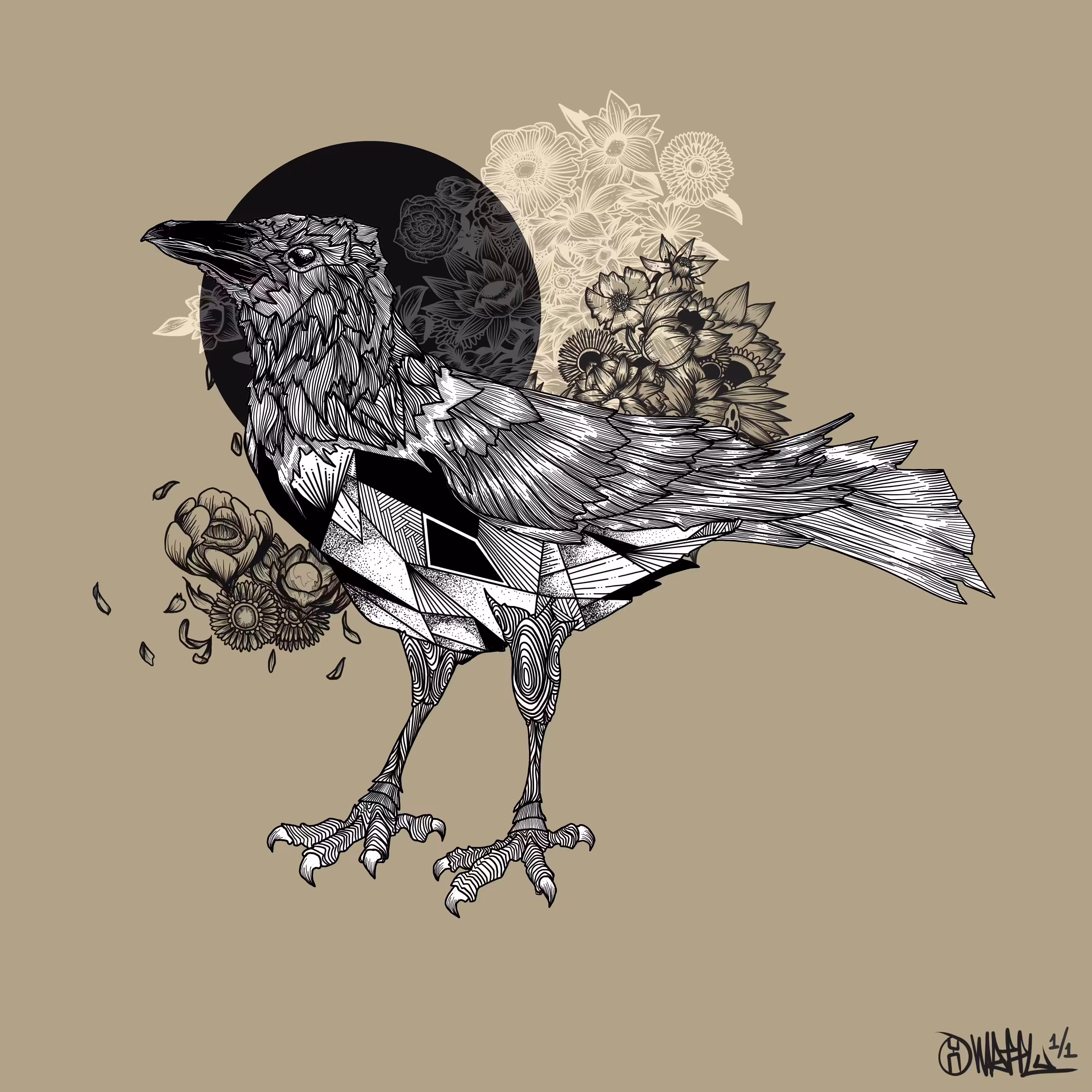 Three Little Birds - The Crow 1 of 1