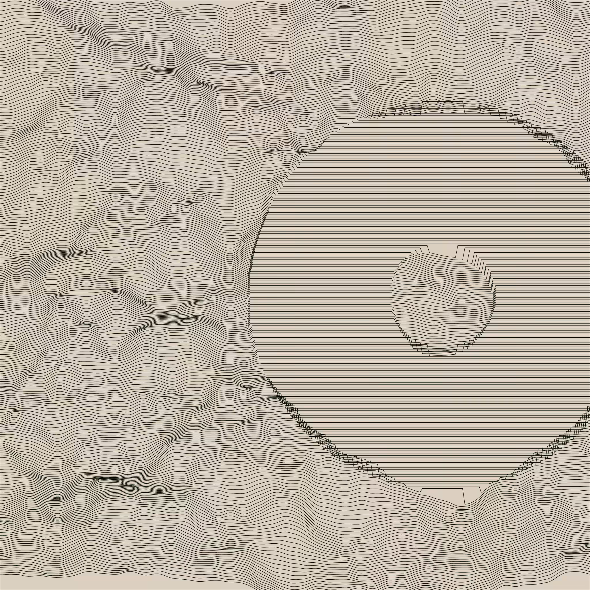 Waves Circle (For Plotter) #91