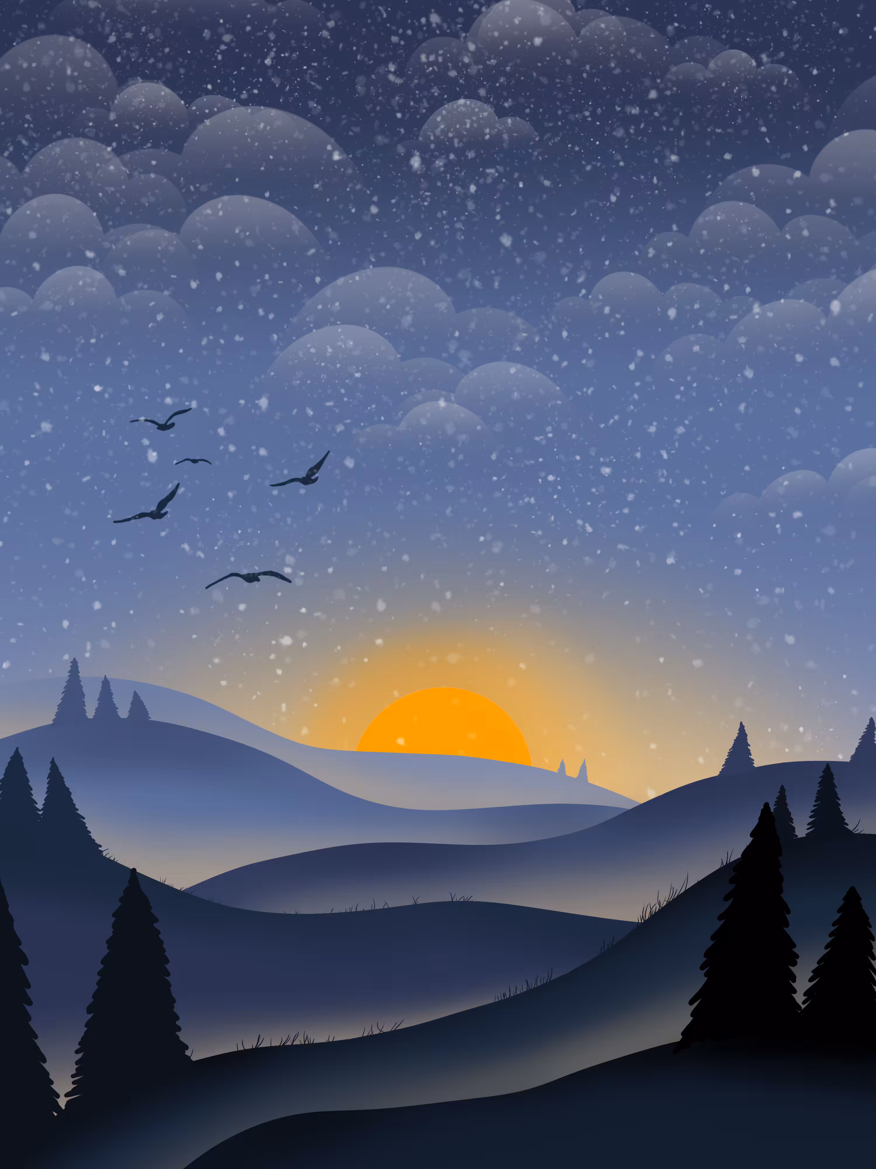 Cloudy sky