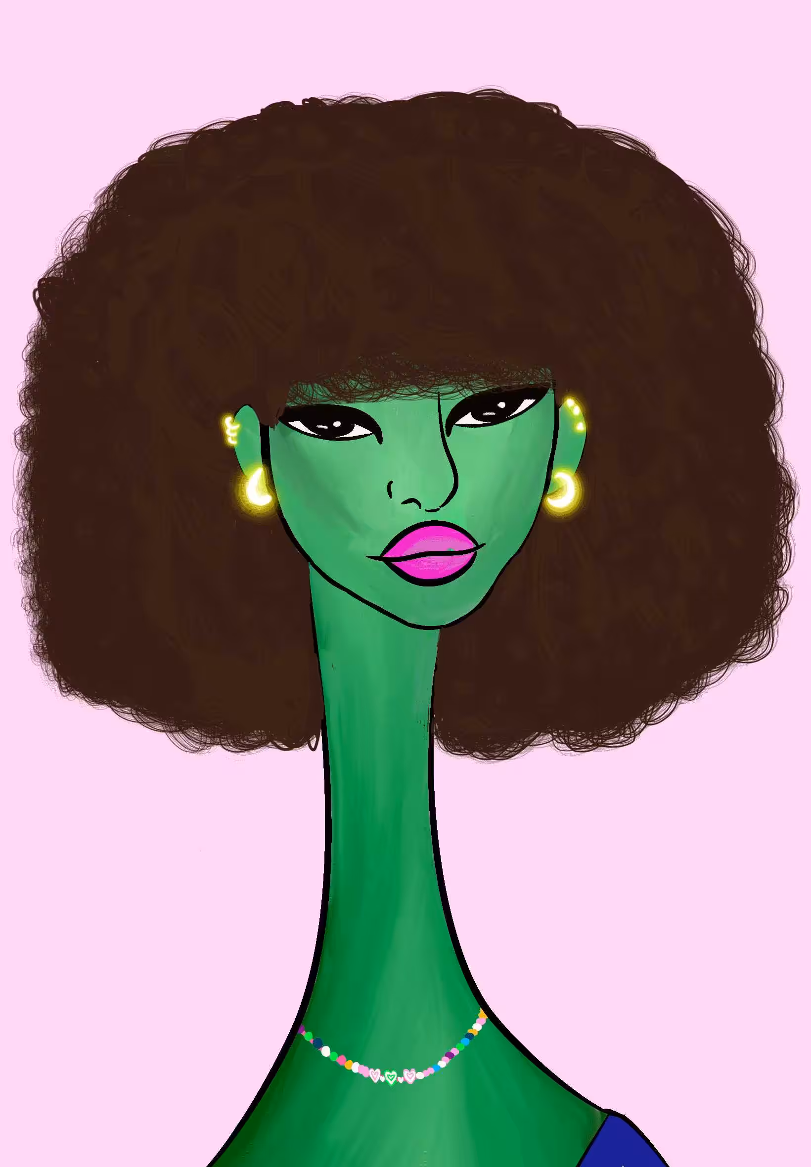 Long Neckie Ladies: Long Neckie Lady #2604