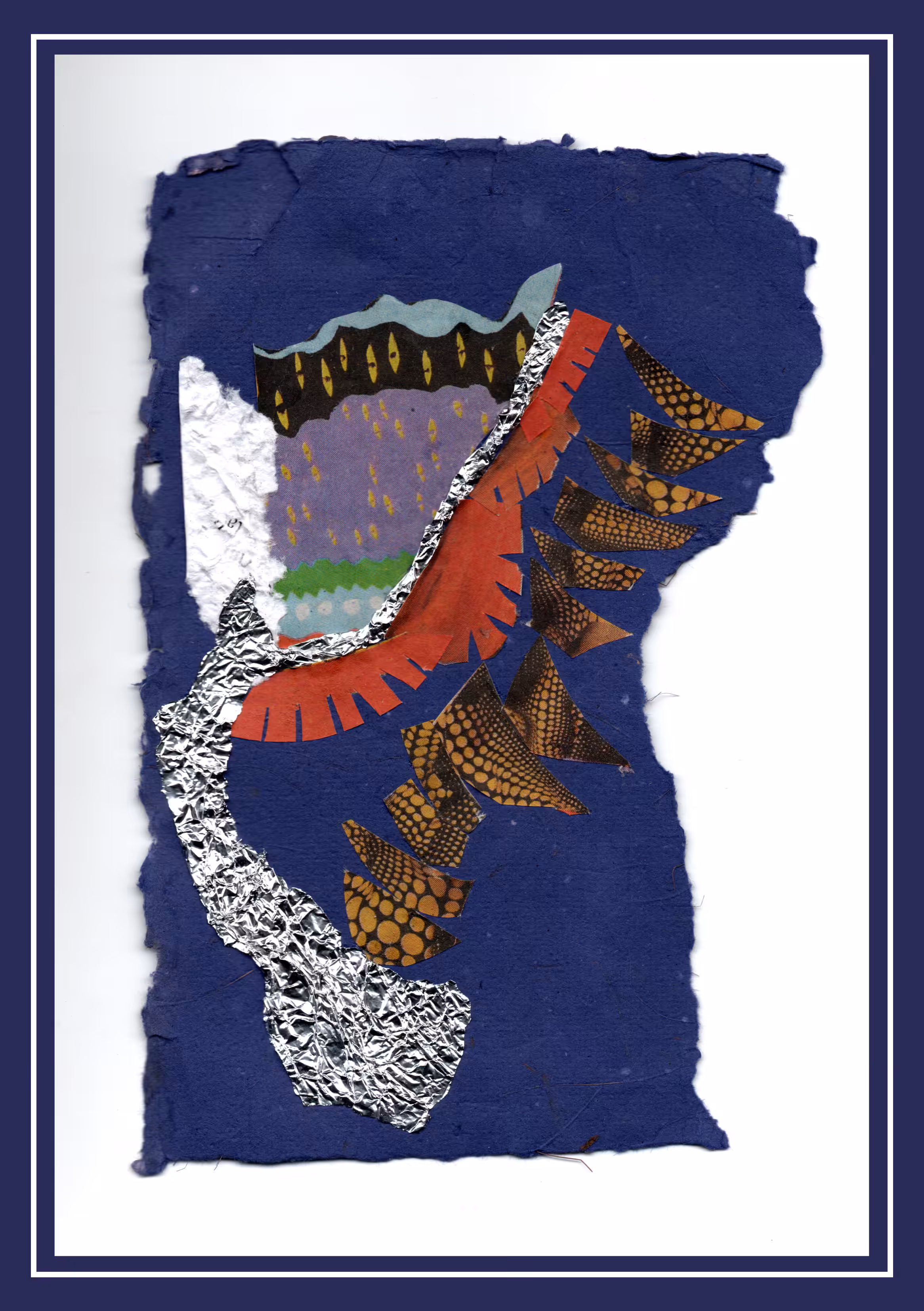 Silver and Blue #2 (Fiber Paper)