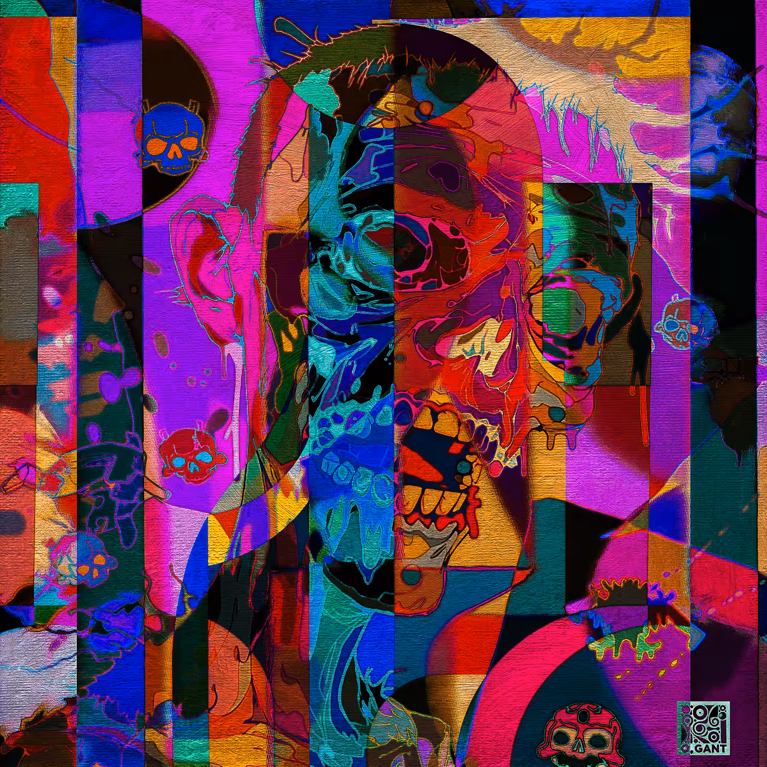 Oleg Gant Art: Piter not my friend: SUPER RARE: MD Zombie: Carl