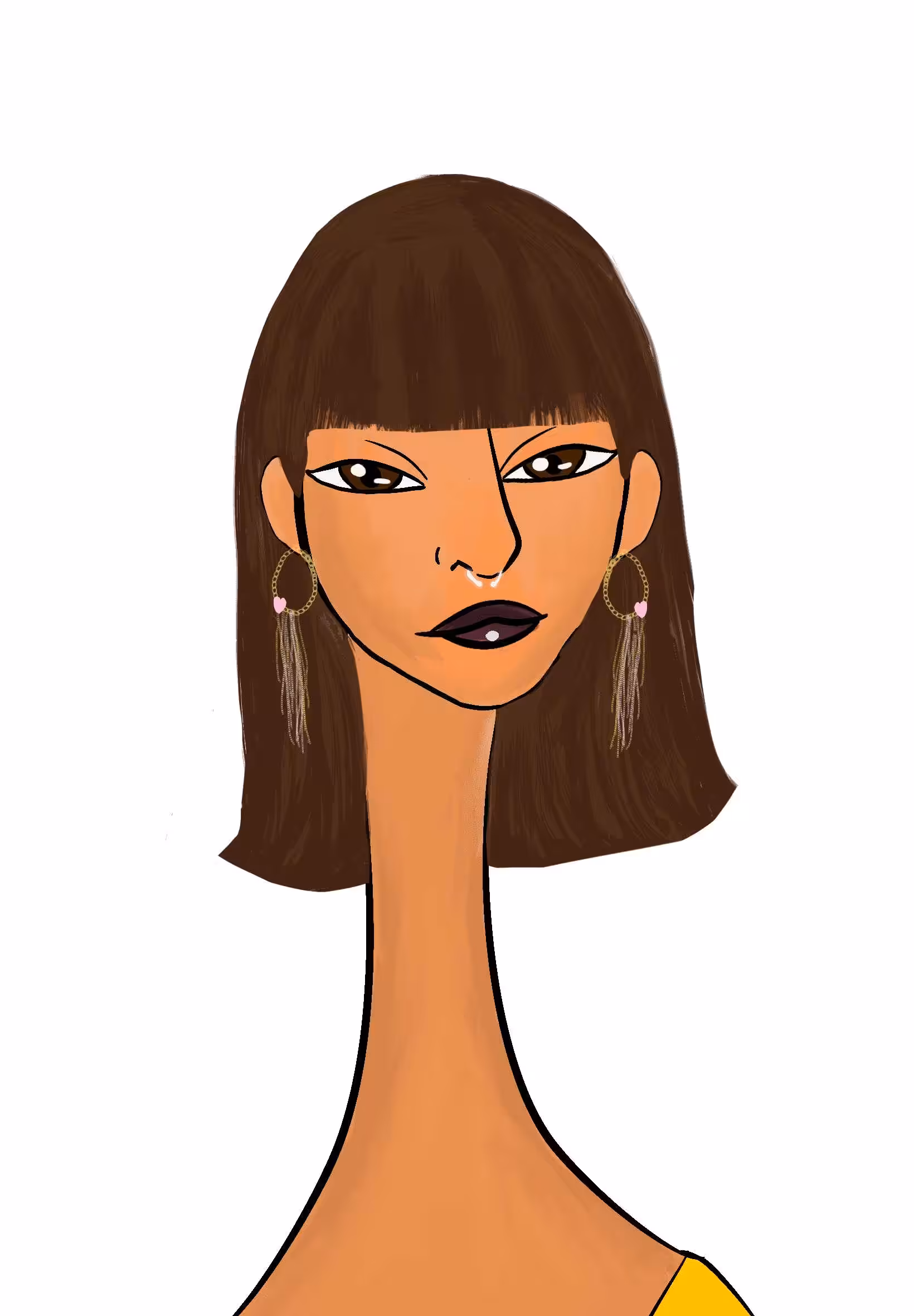 Long Neckie Lady #2882