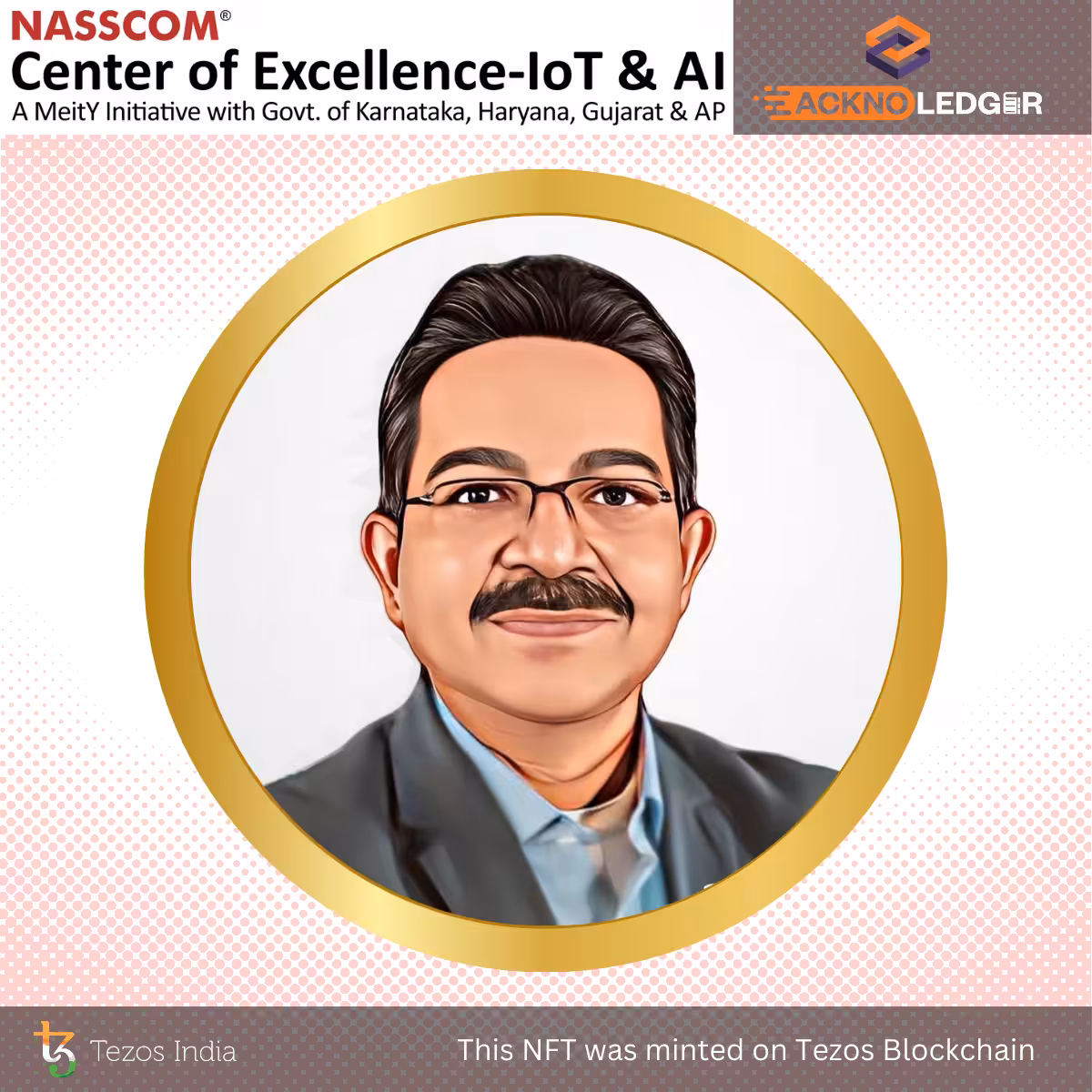 NASSCOM CoE IOT & AI Metaverse Conclave - Speakers: Shankar Venugopal - NFT Business Card