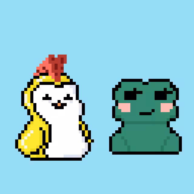 TezFrog - Pudgy Penguin & Frog