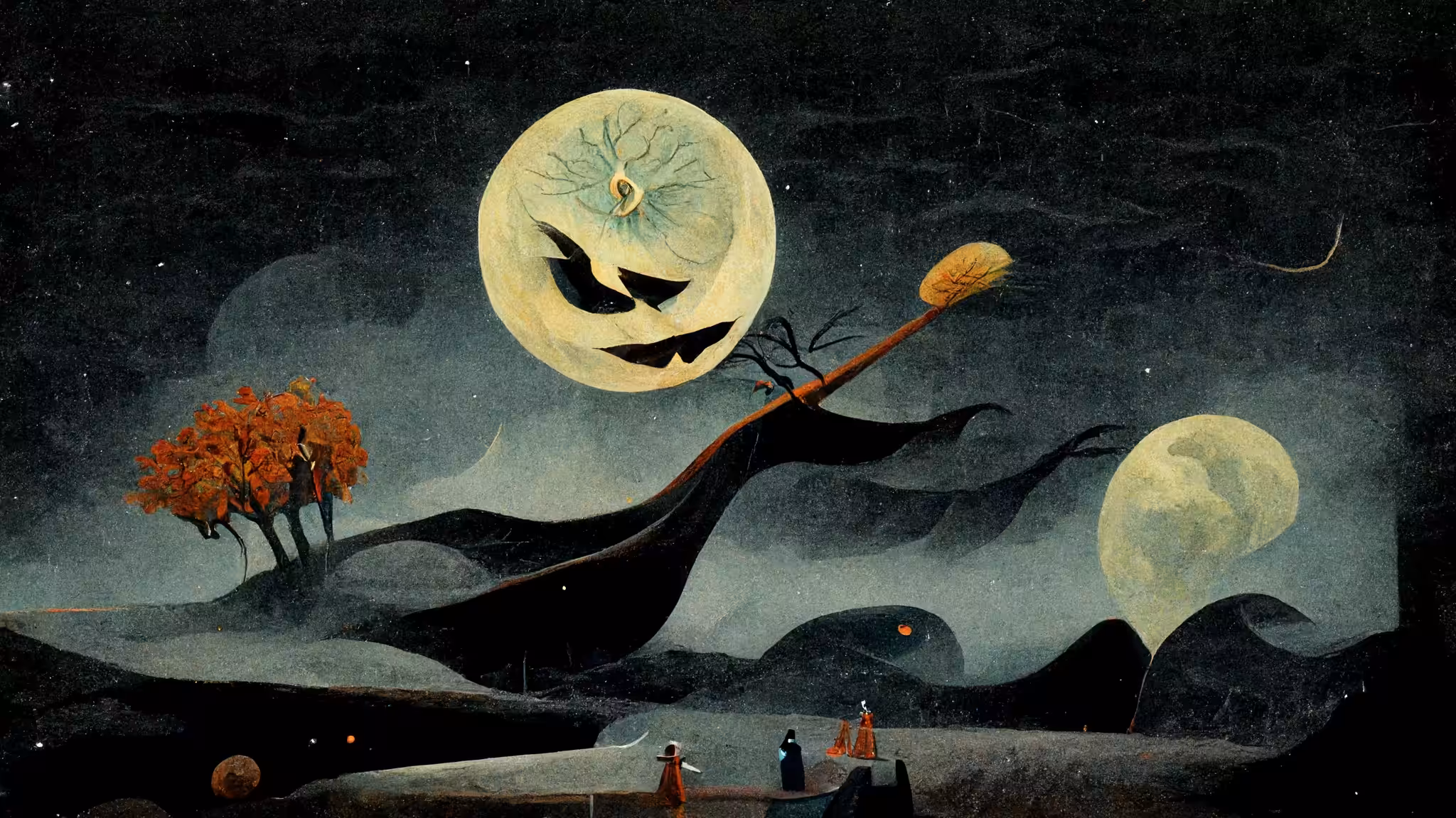 Witches dream of broomsticks