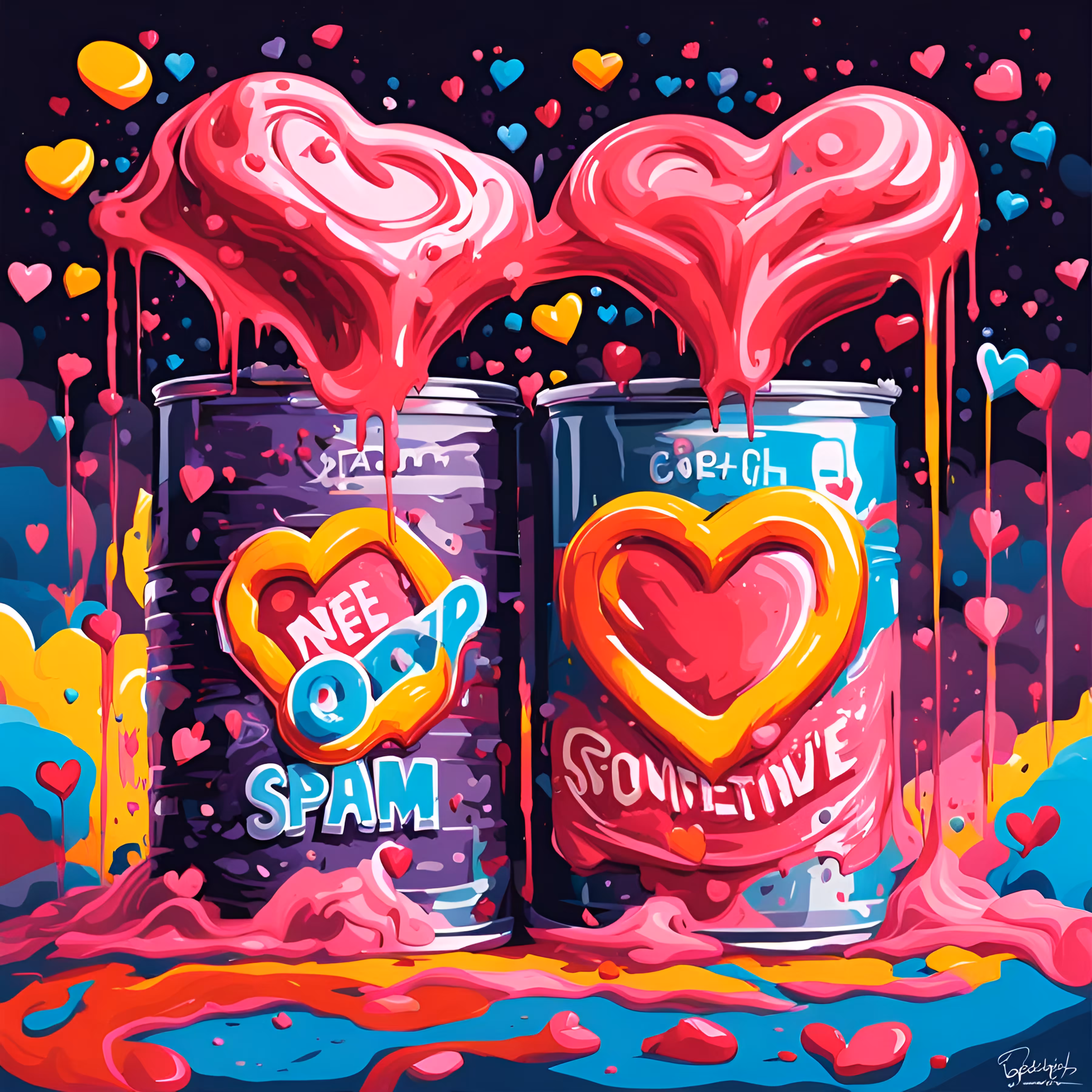  trashyglitch: Spam Love