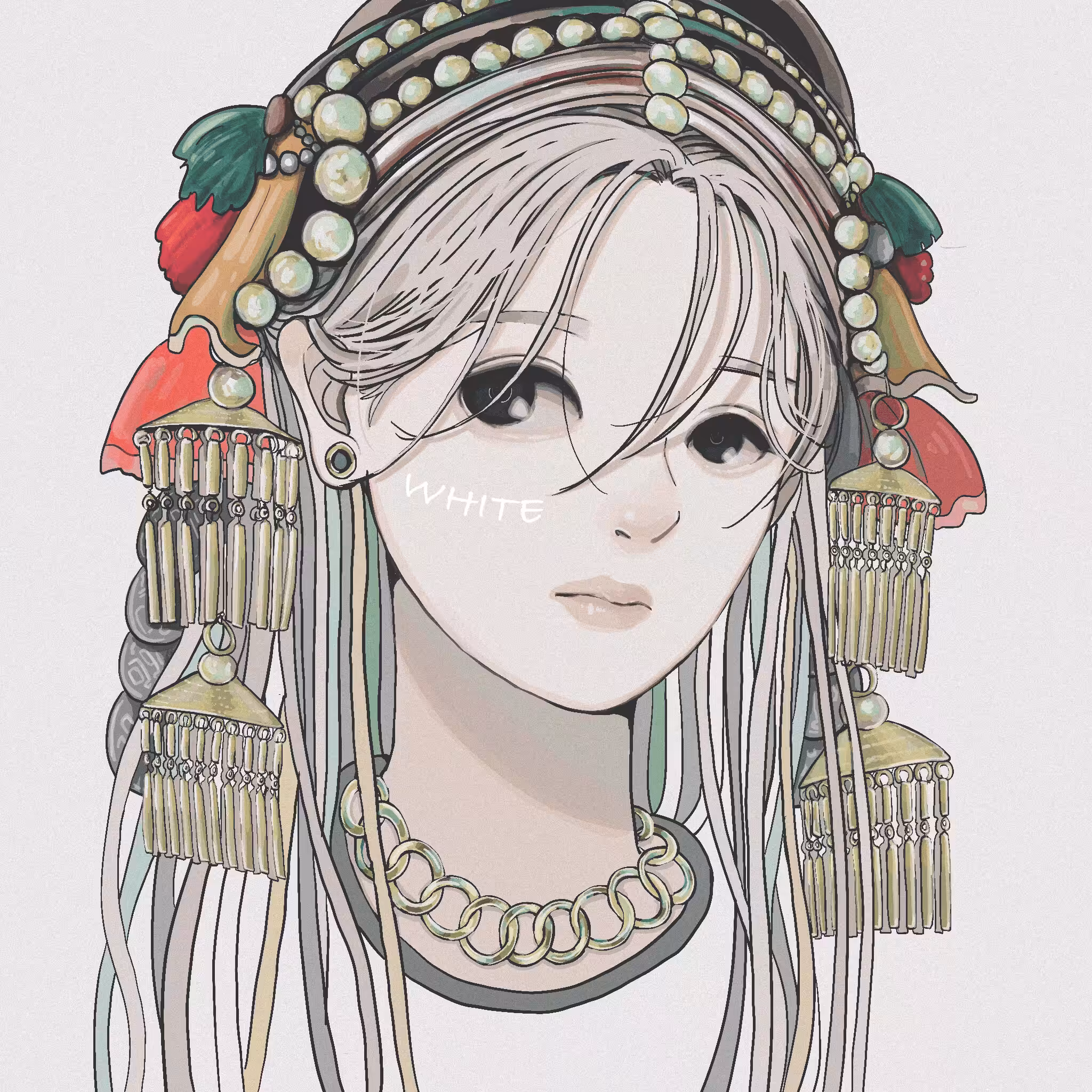 WHITE