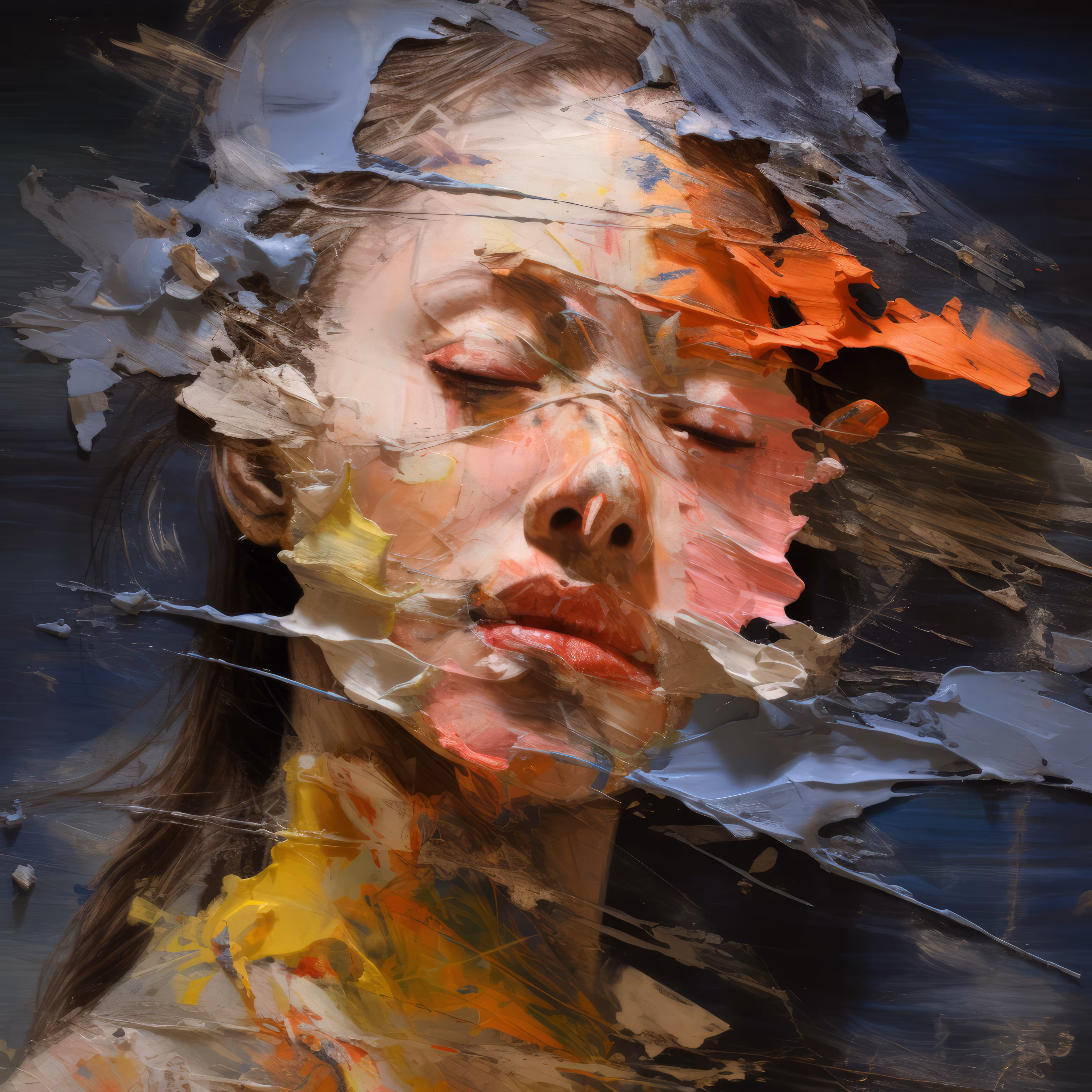 Painted Heads: #9