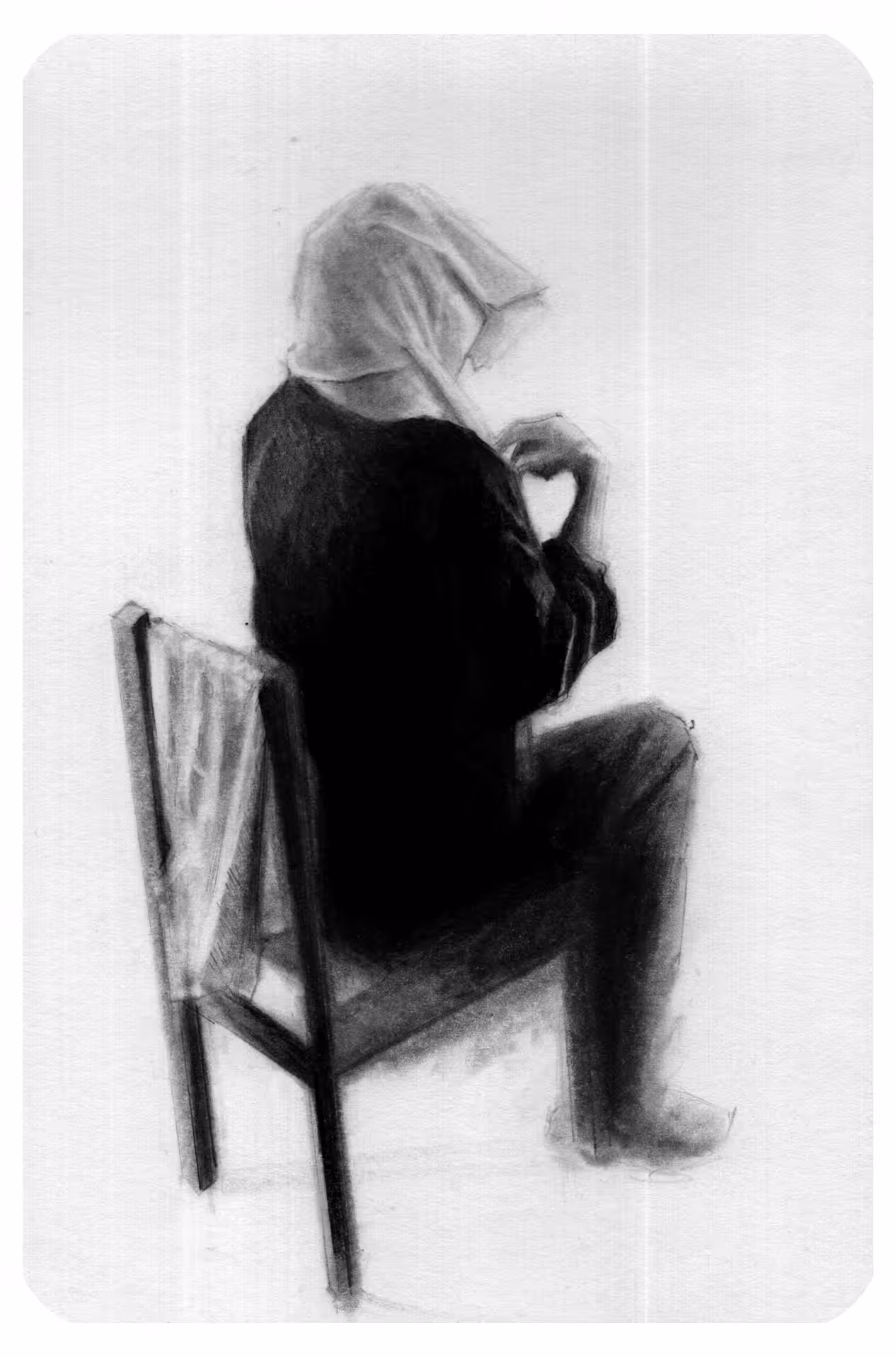 sitting and waiting