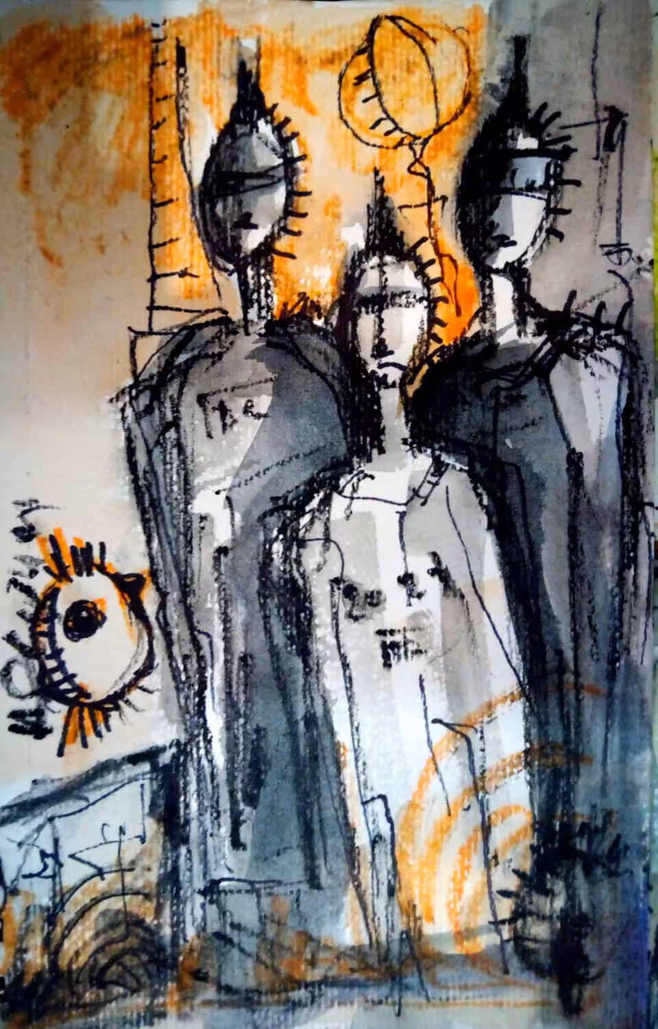 Art H2O Sketches 2023: Asylum Seekers in Ireland, Sketches #NFT