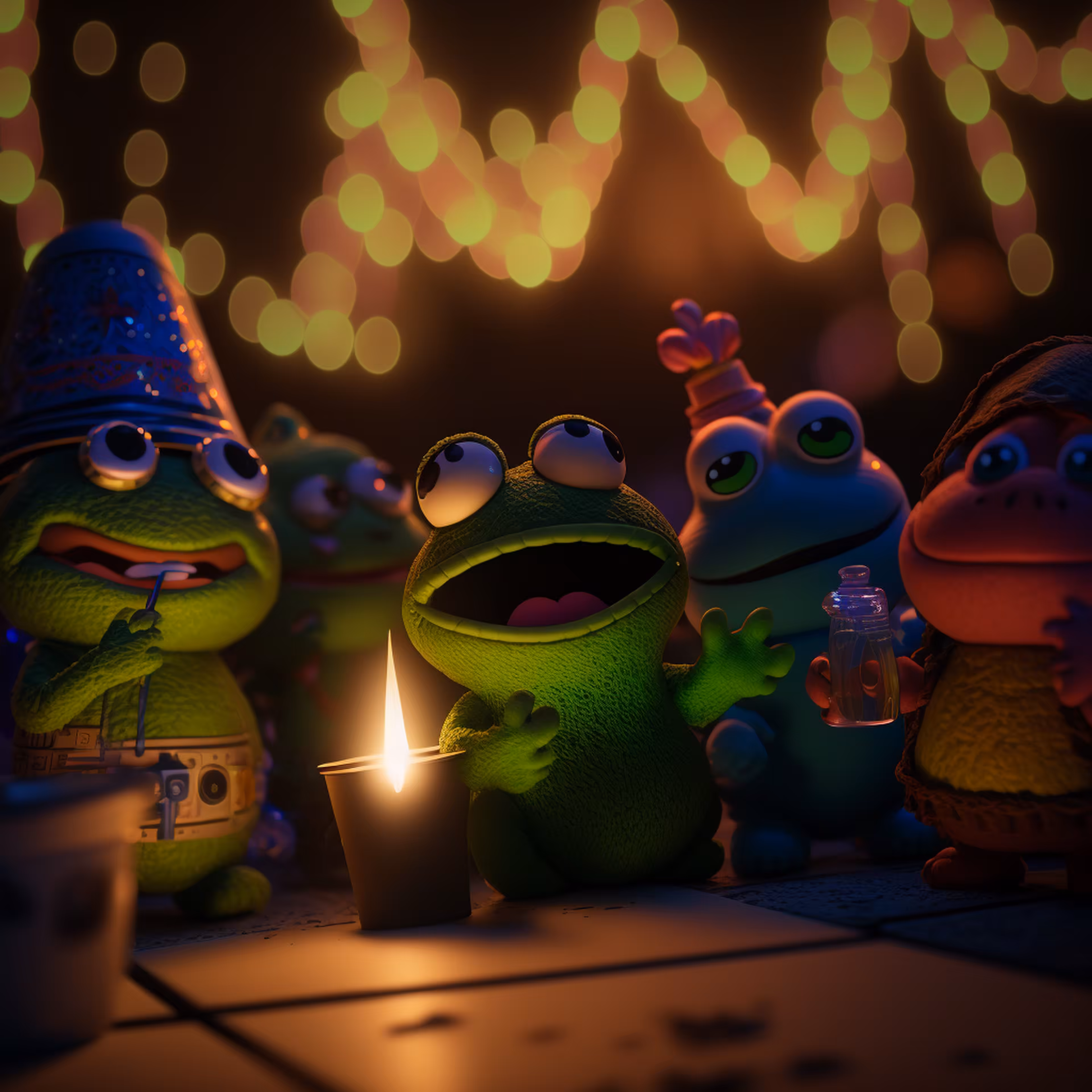 Pepe's World: Pepe birthday party pepes