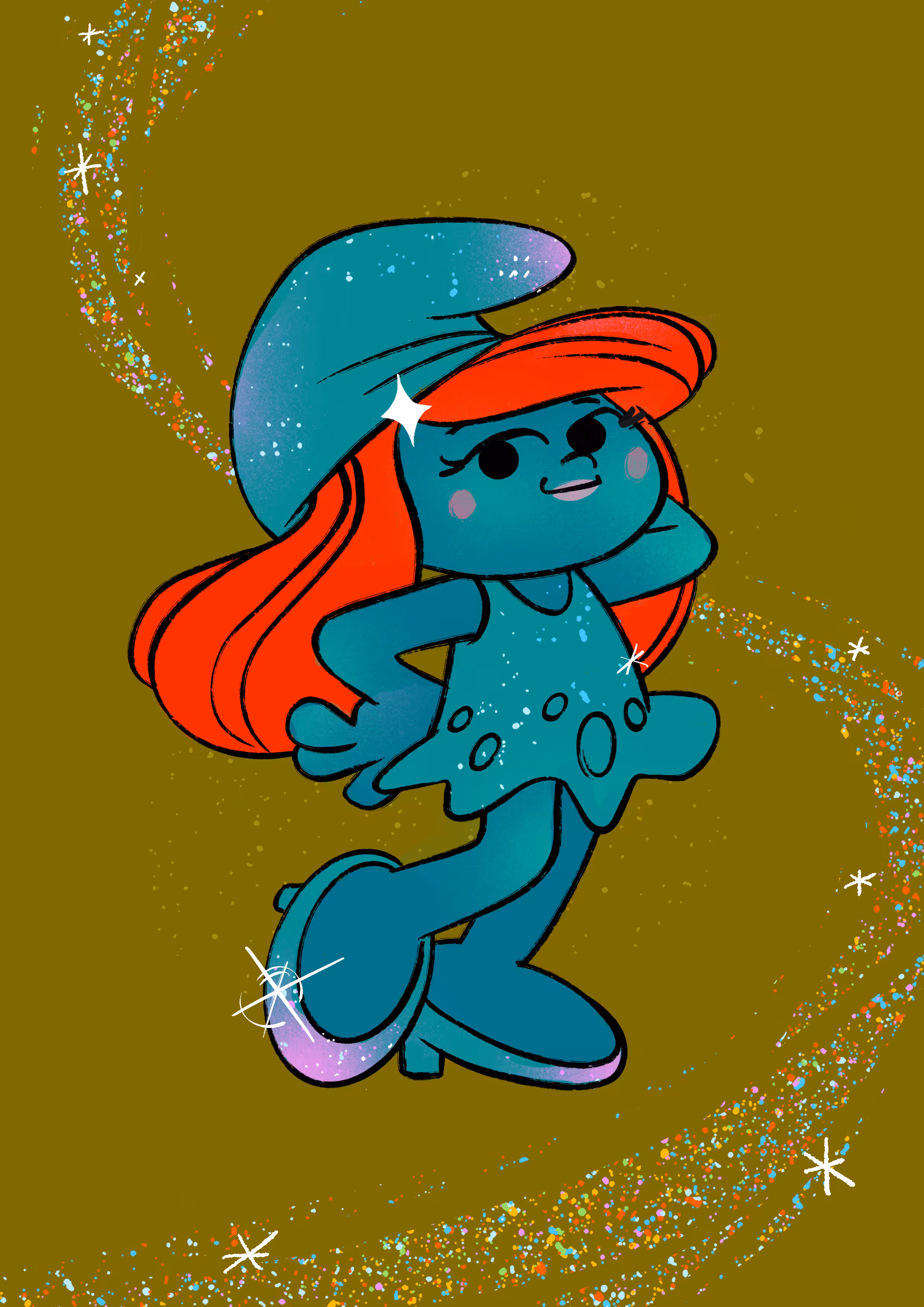 My Blue Galaxy Girl