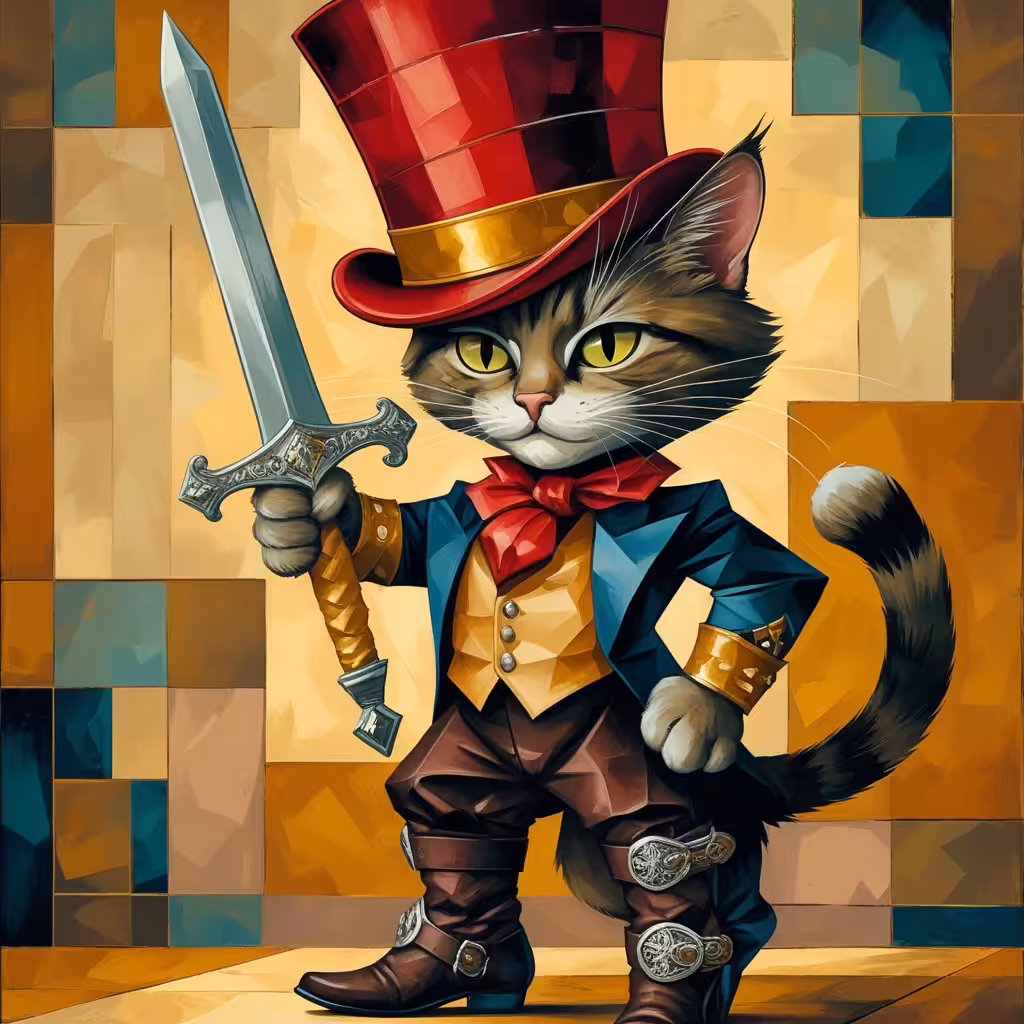 One soul in two bodies: knight cat