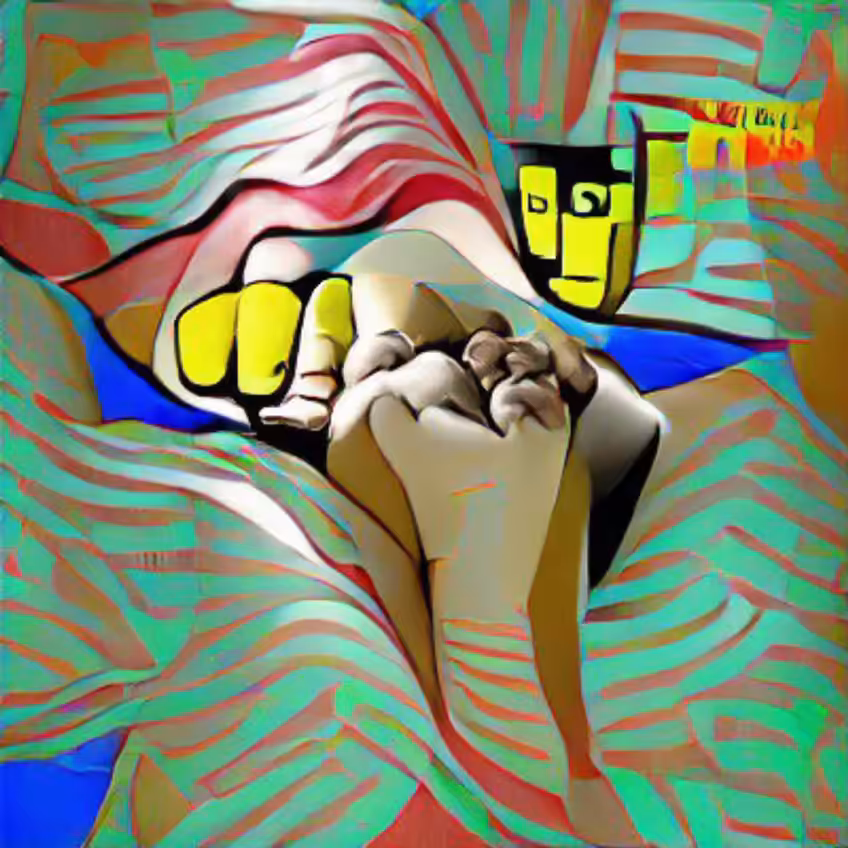 I hold your hand