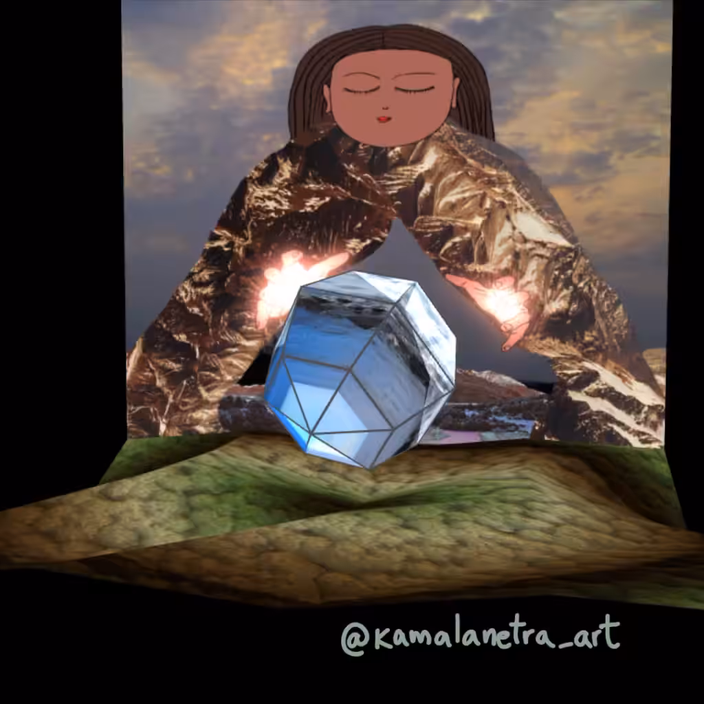  Pachamama, Hommage to Mother Earth: Pachamama 3D scene