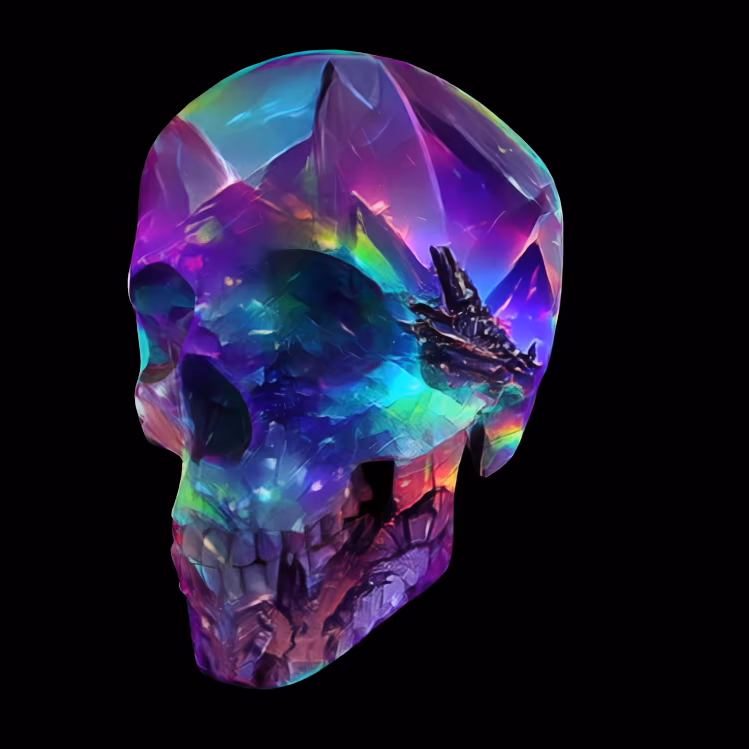 Prismatic Skull