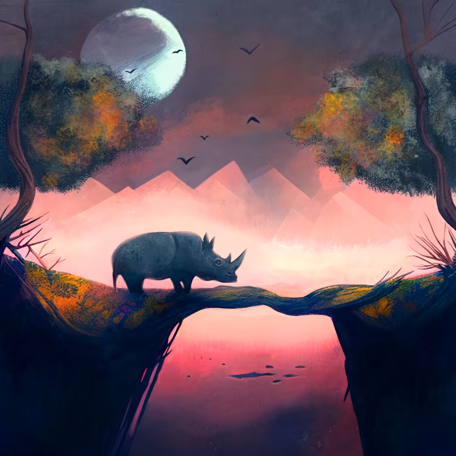 The lonely rhino 