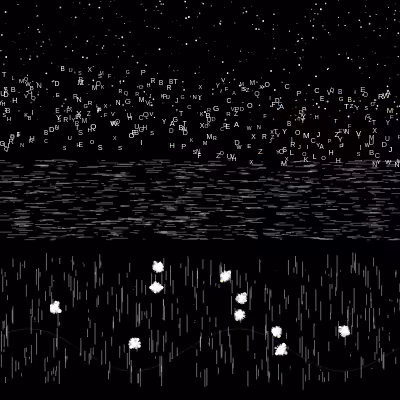 at night by the lake #2