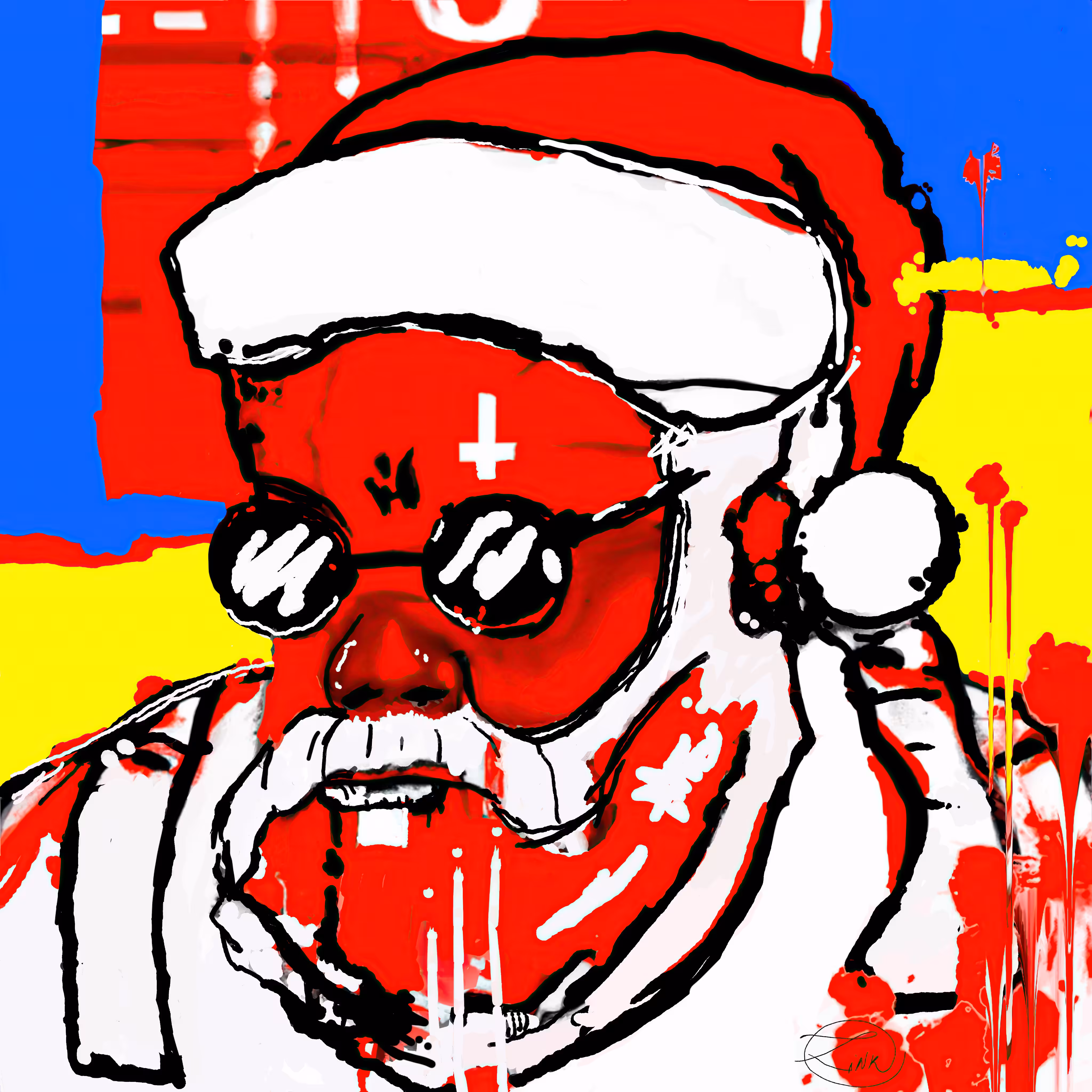 "A Visit from St. Nicholas" Bloody 2023 Santa