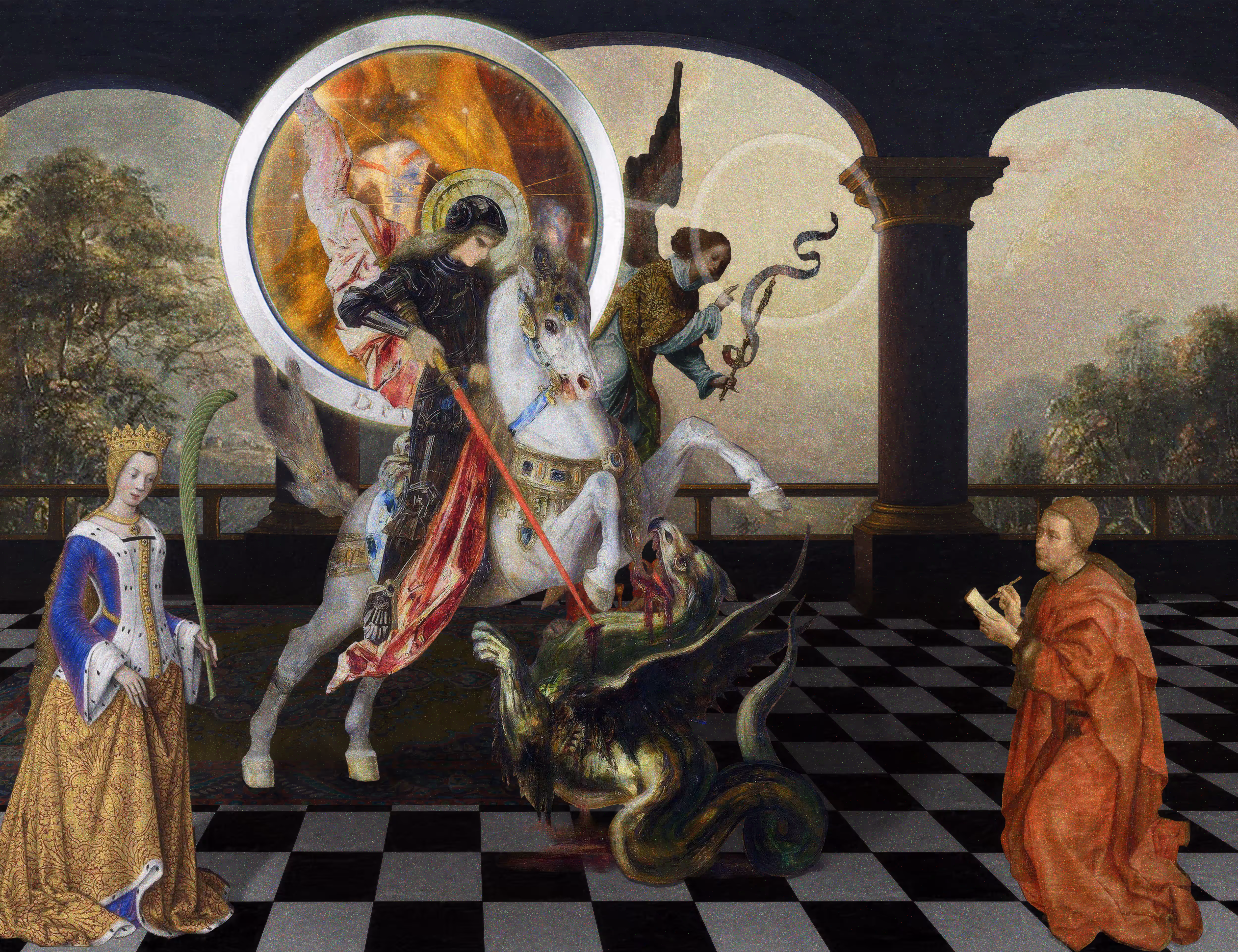 The Pilgrim’s Living Room Crucifixion; Mona Lisa Hyper-Gamble #80