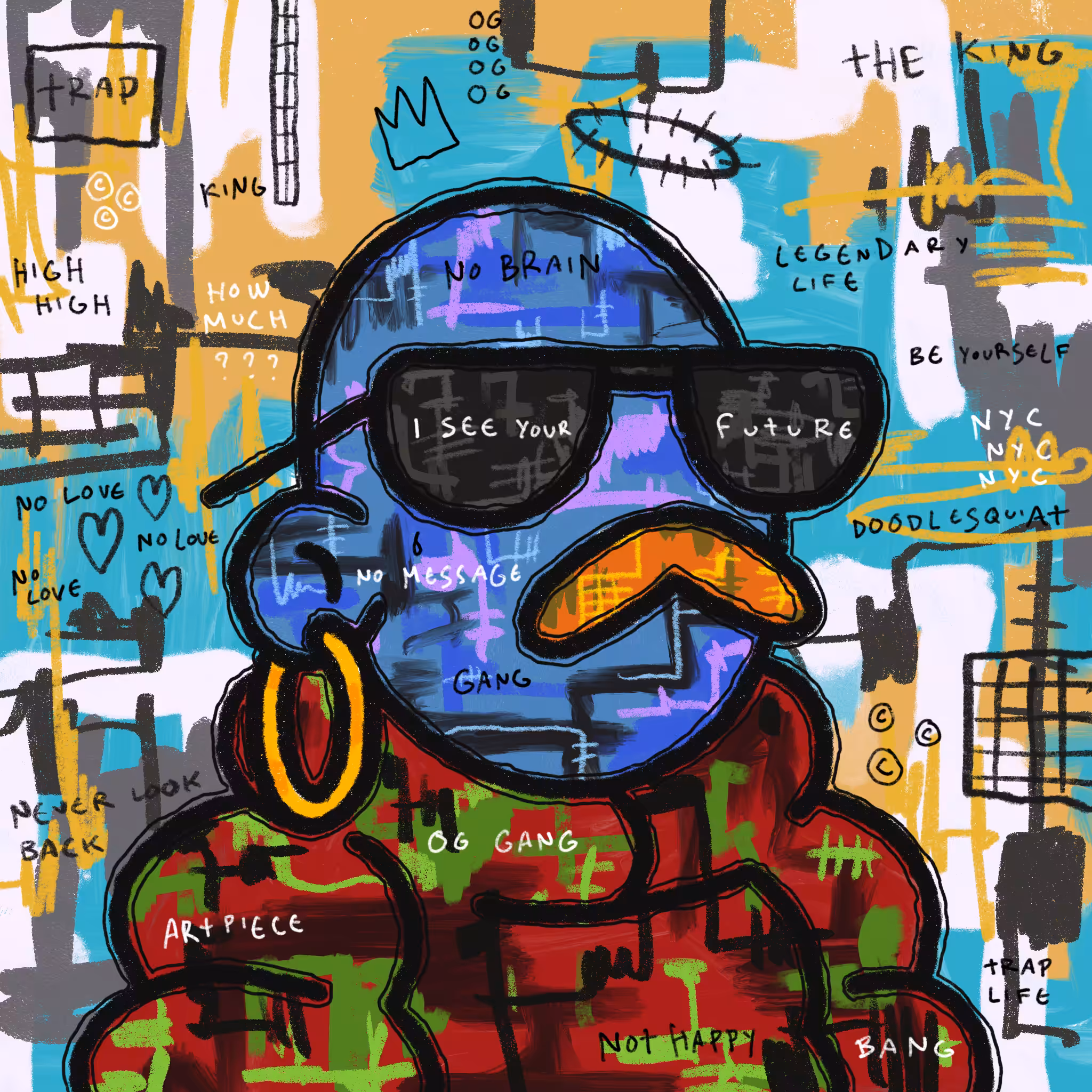 Doodlesquiat #79