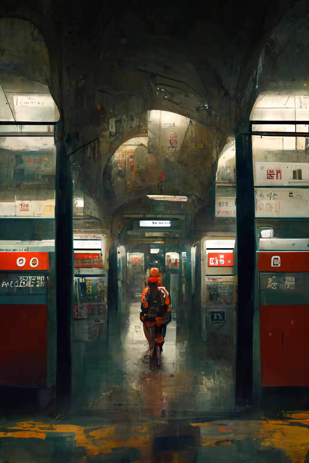 Urban Subway Station
