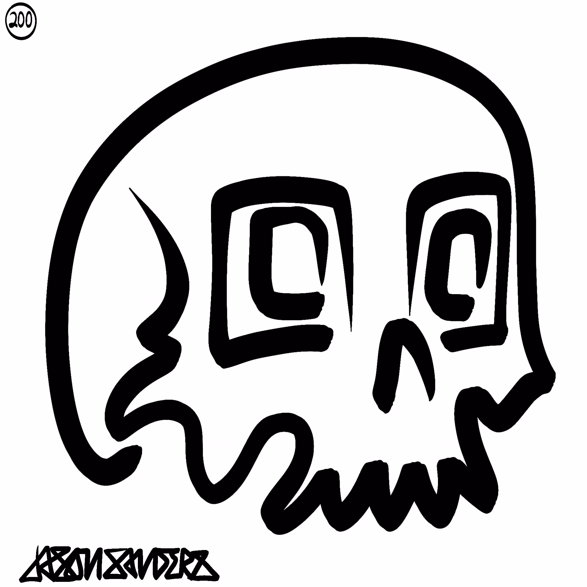 Skull Lines “Forty-Three” By DrainedEye | #200