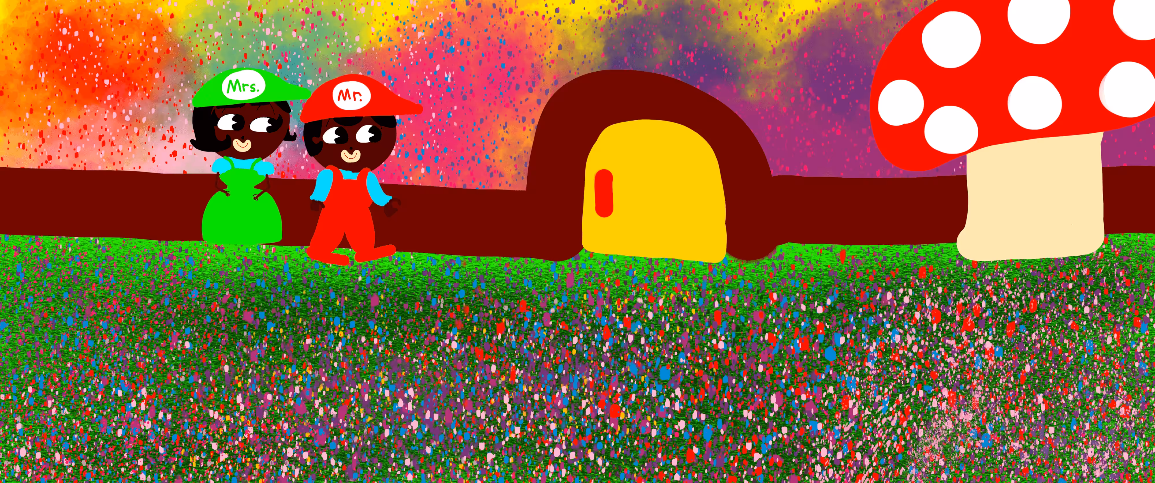 Mr and Mrs Mario -by Nadia