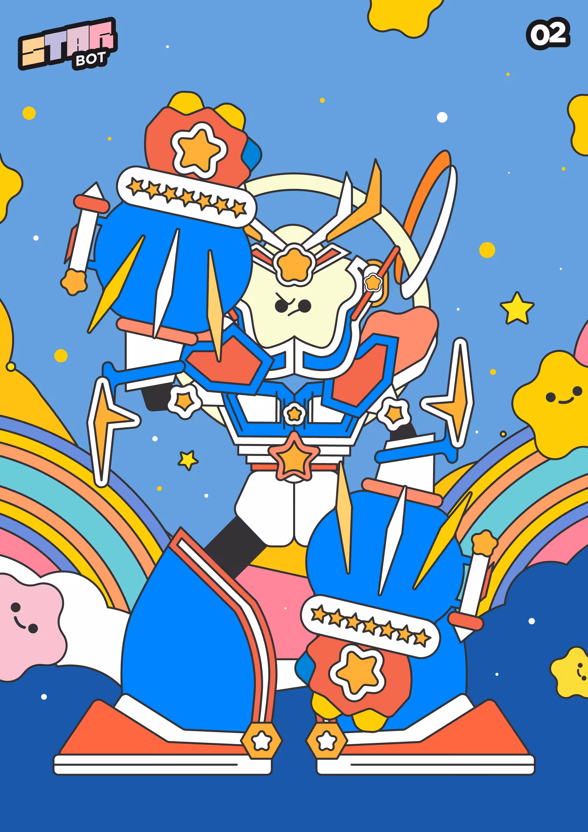 STARBOT no.02/10 : BLUE PUNCH