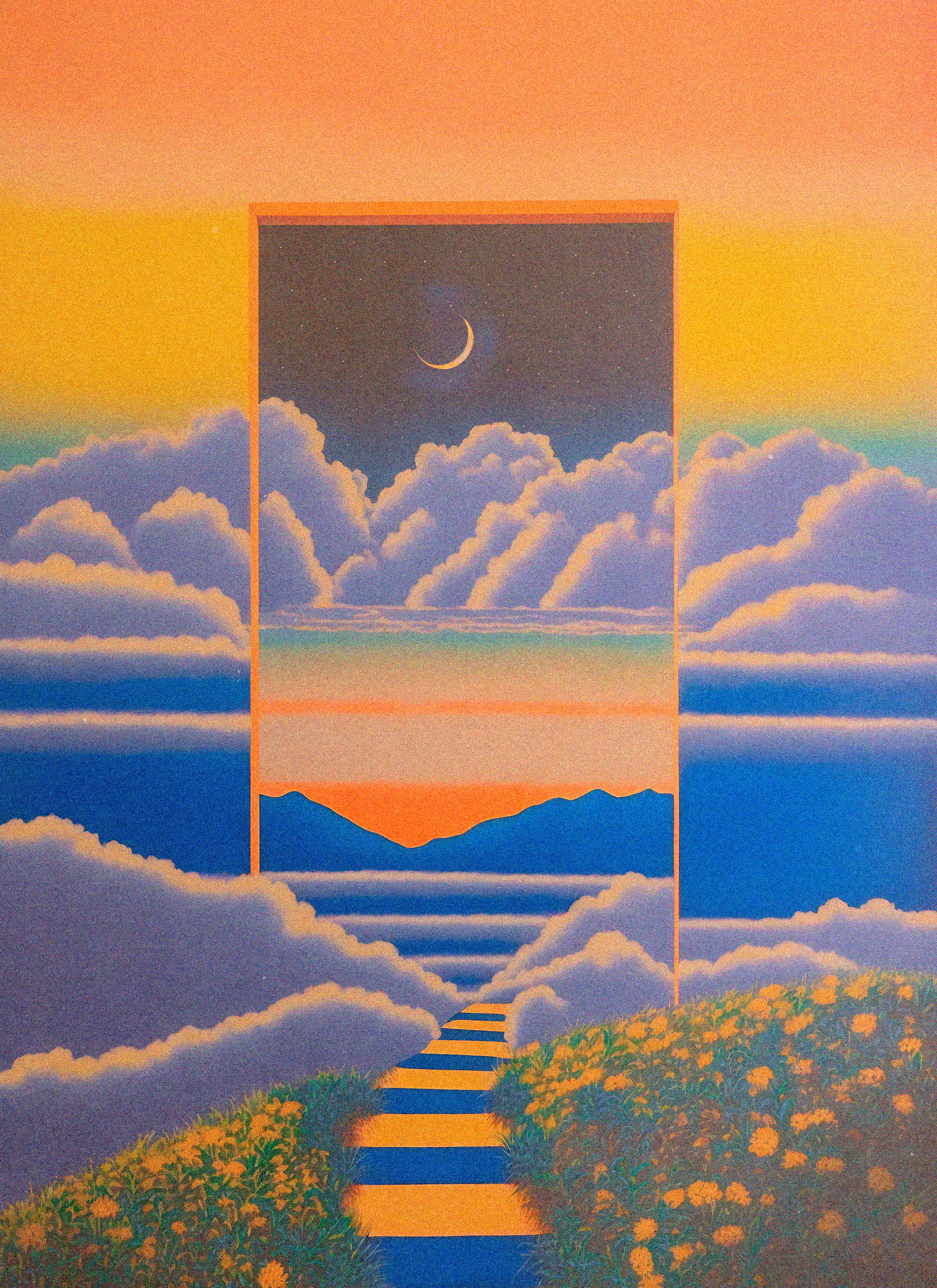between shine and glow