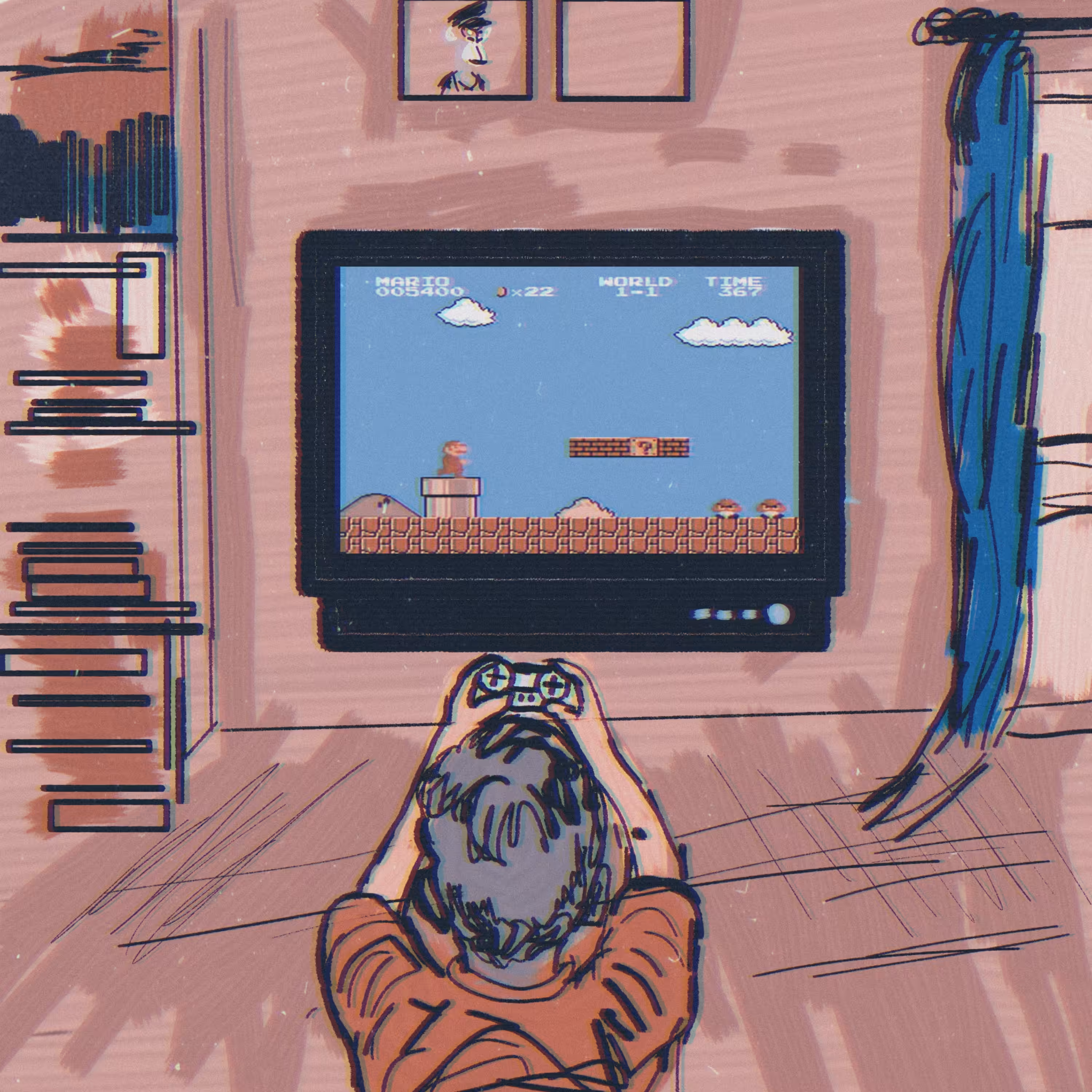Random 1:1 Artwork : Childhood nostalgia