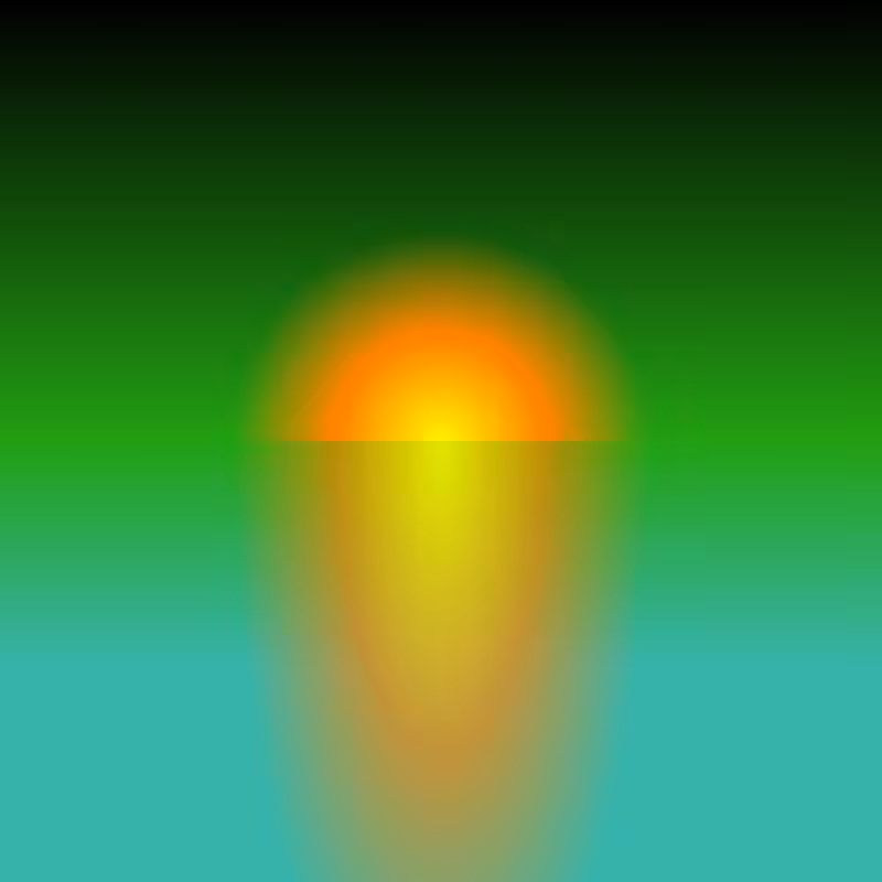 Sunset over random planet #8