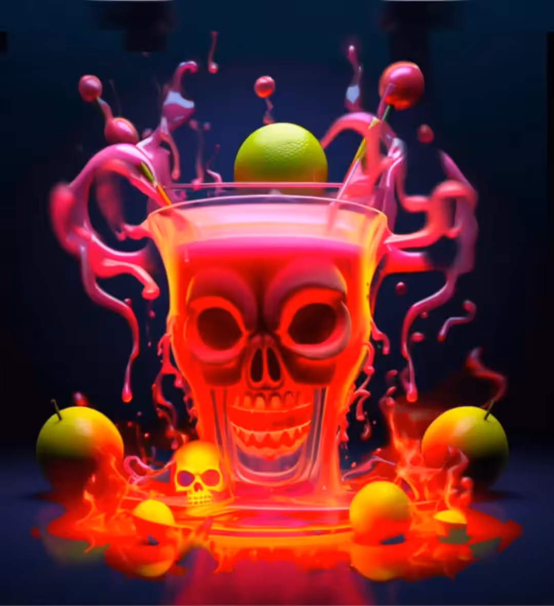 Black Skeleton Cocktail