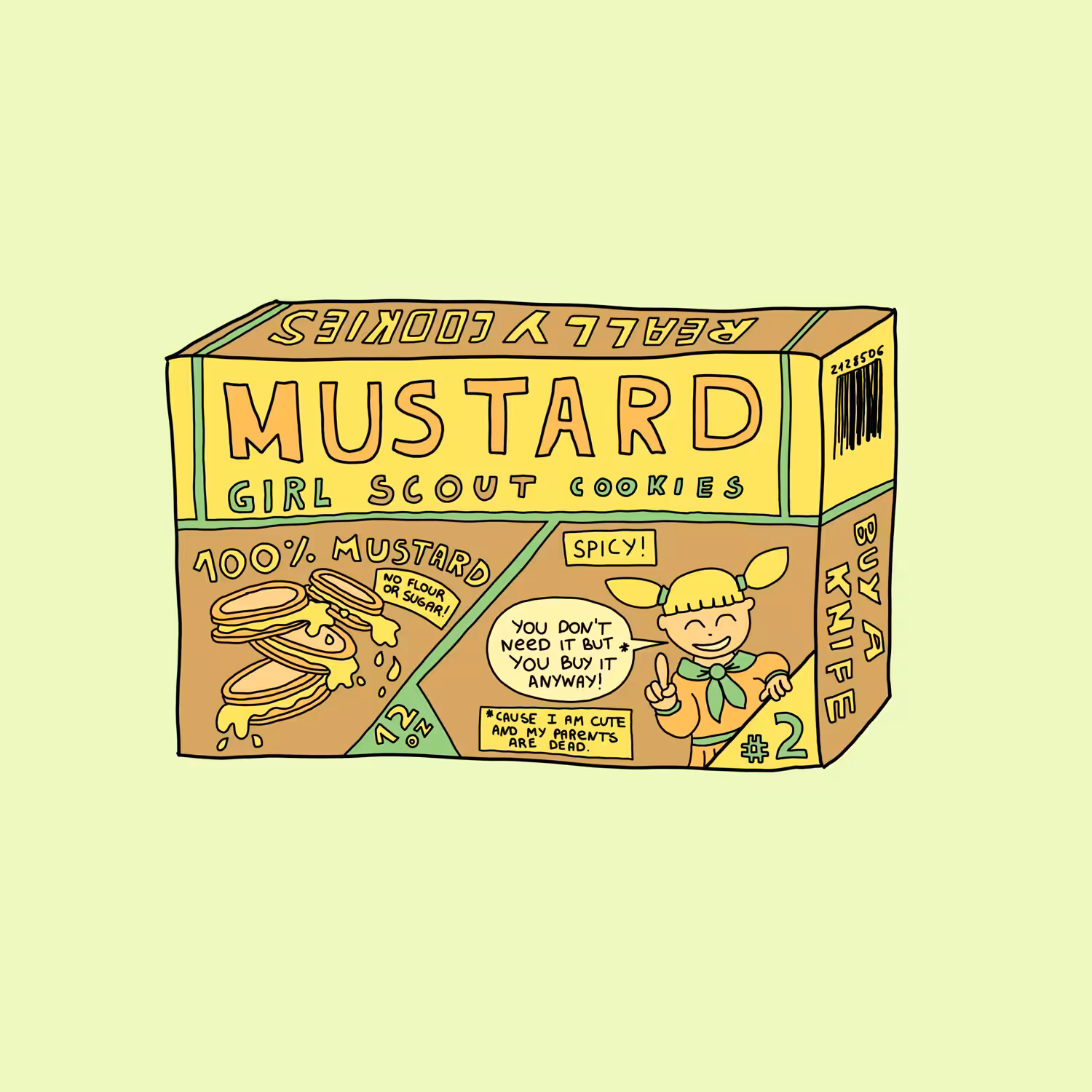 [02] Mustard Girl Scout Cookies