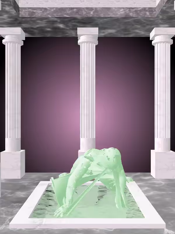 HeavenComputer: The Rising Normie Green Woman #2206
