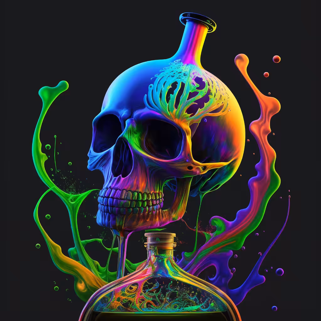 Trippy Skull Bong #2