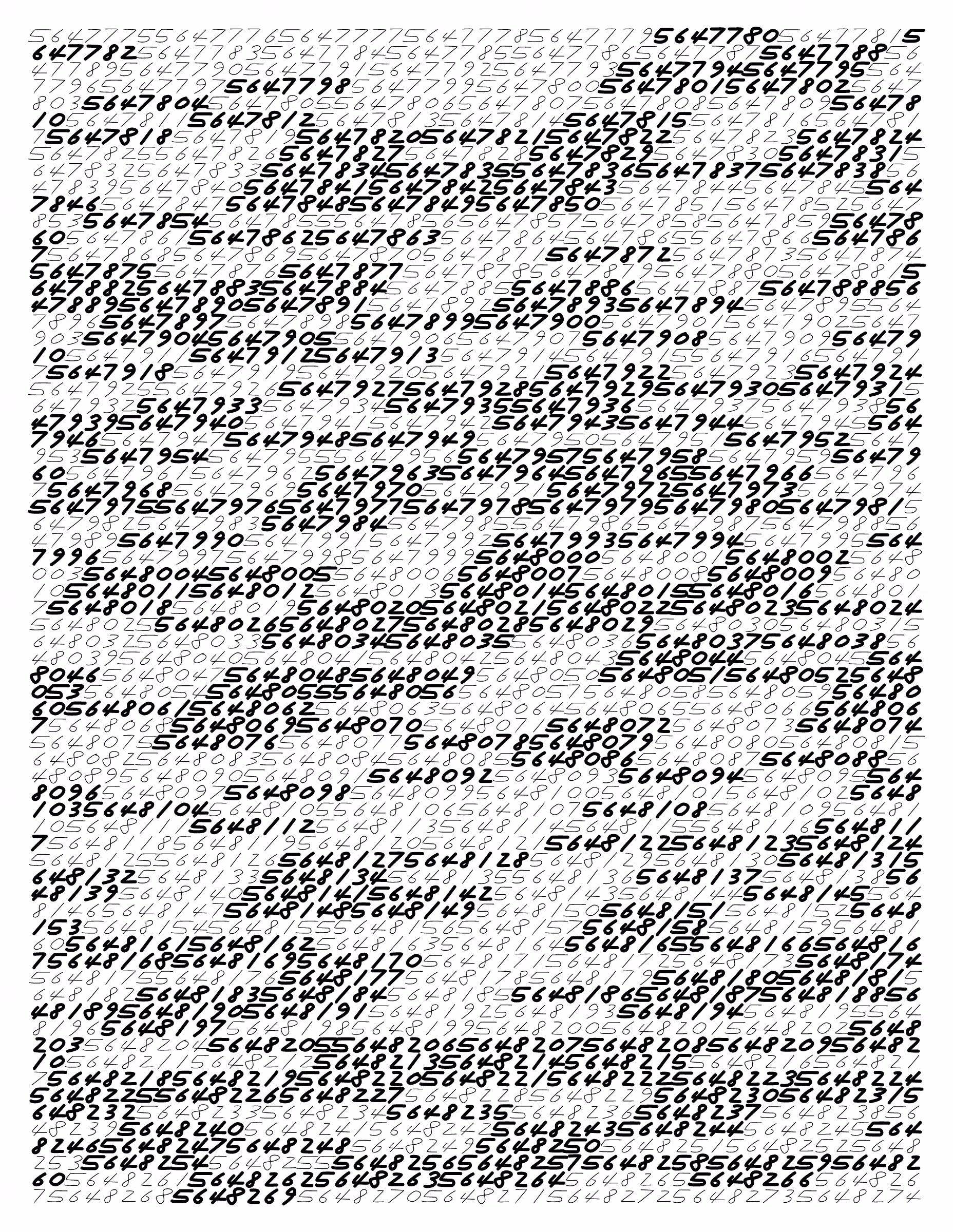 Endless (5,607,250 to Infinity) #120