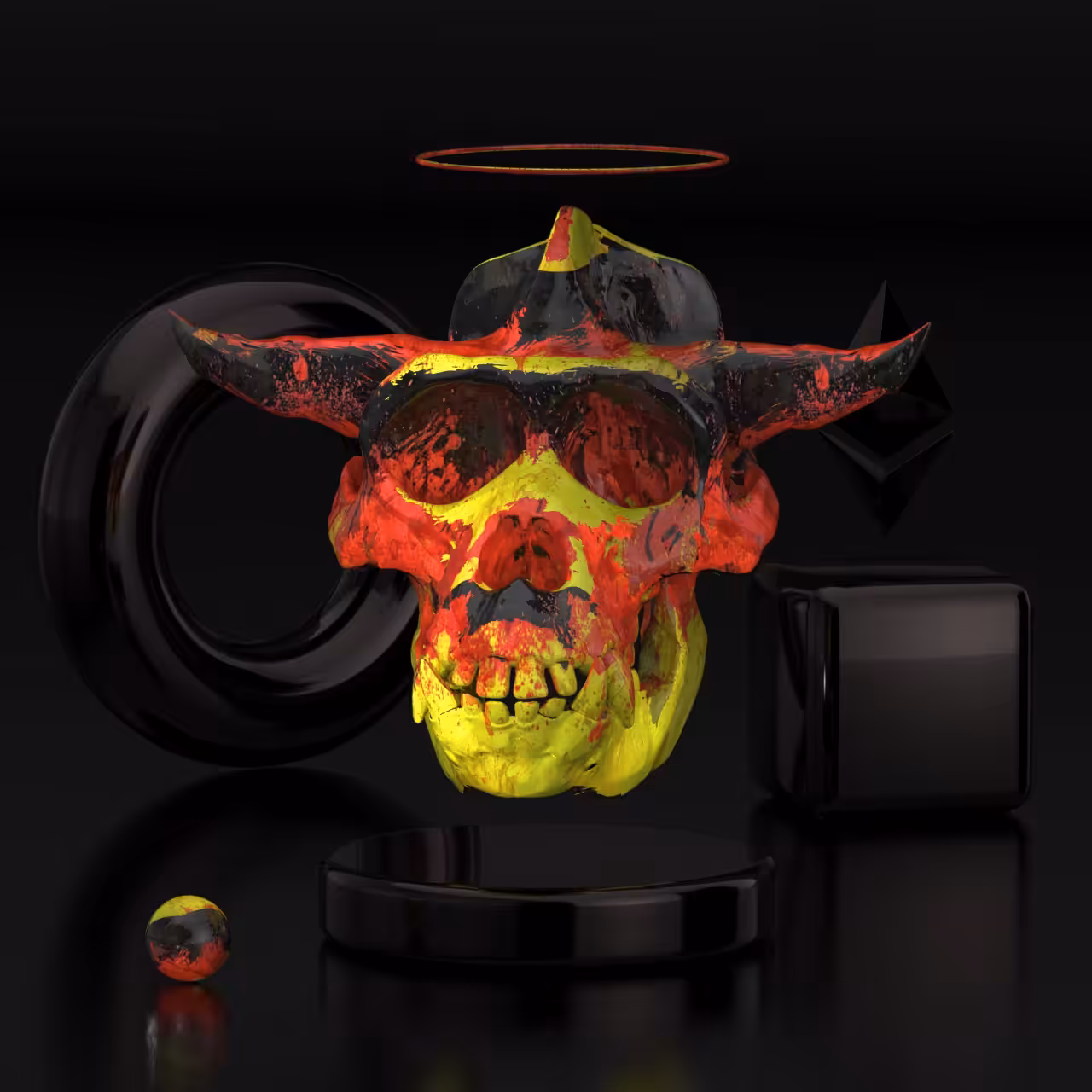 Monk Skull Germany | Dead collection