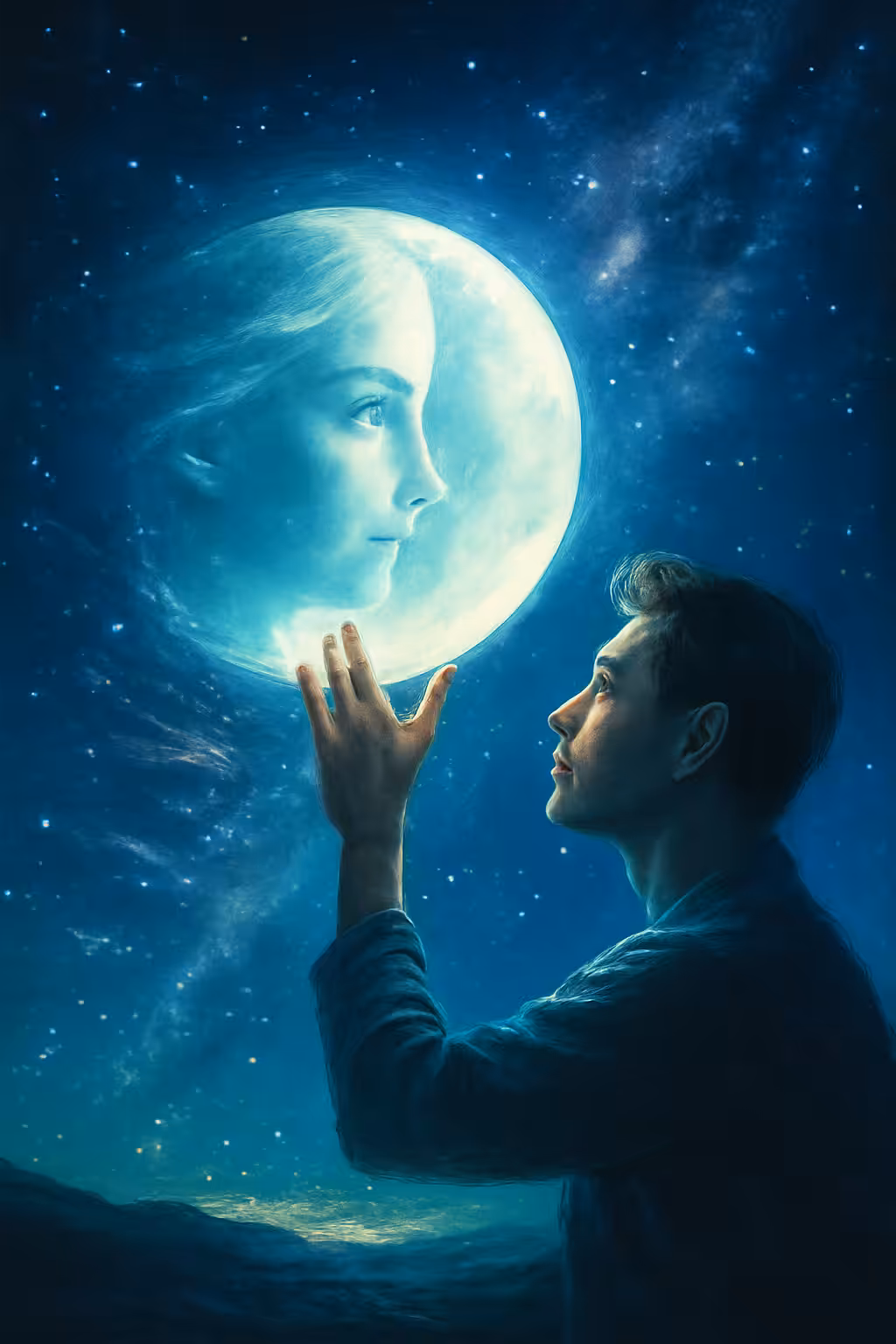 Caressing the Moon with the Eyes of the Soul