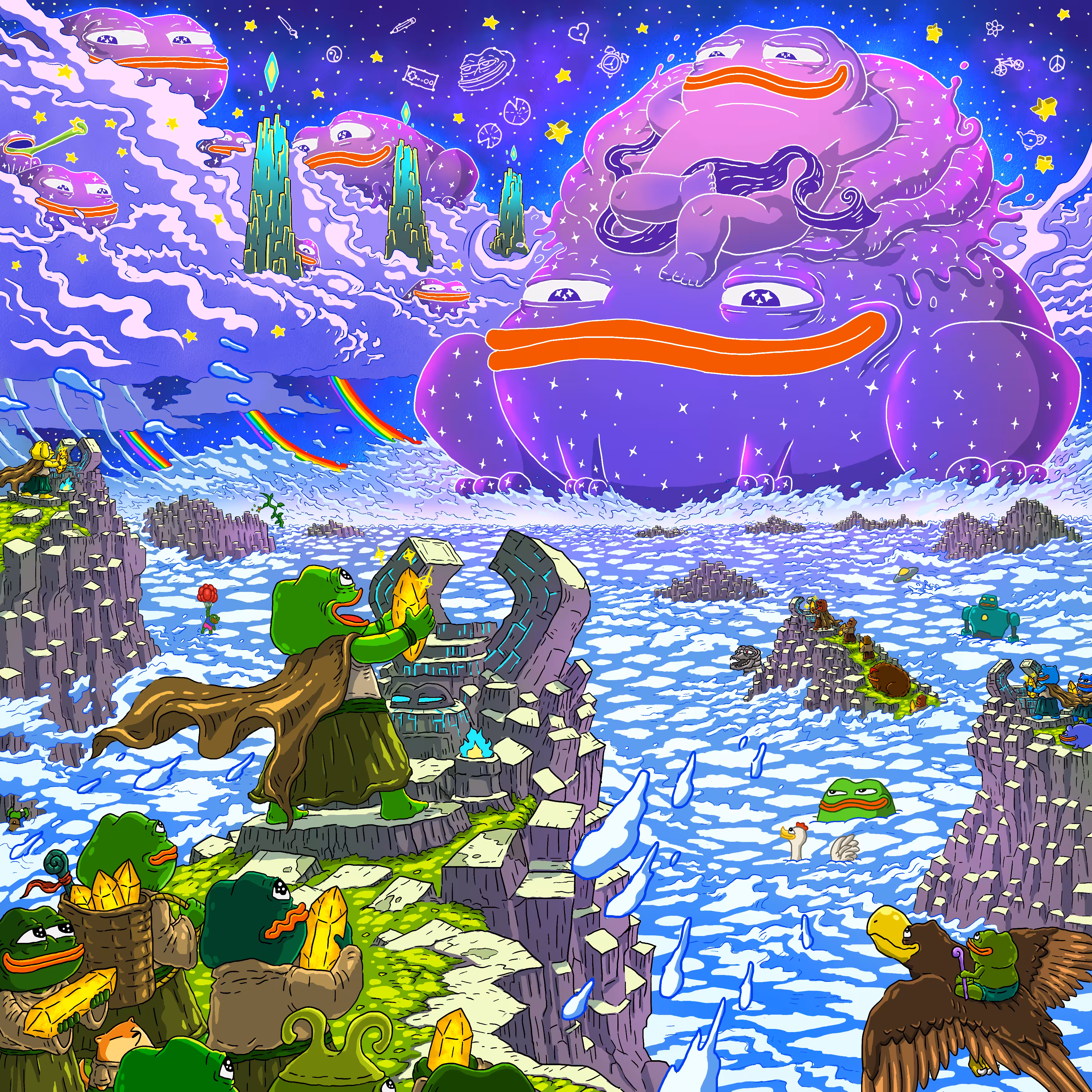 Cosmic Frog Altar